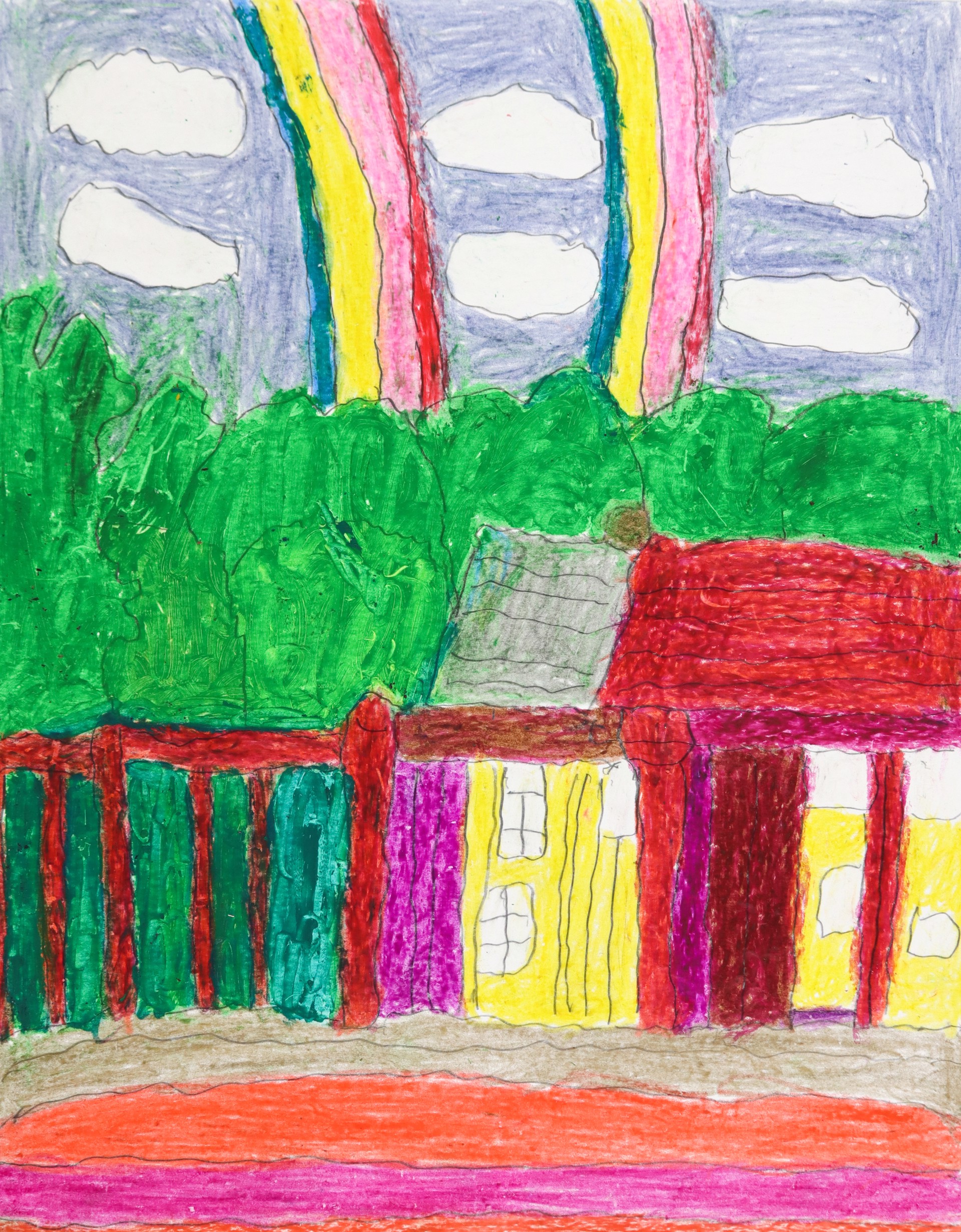 Rainbows from My Deck (1) by Paul Lewis