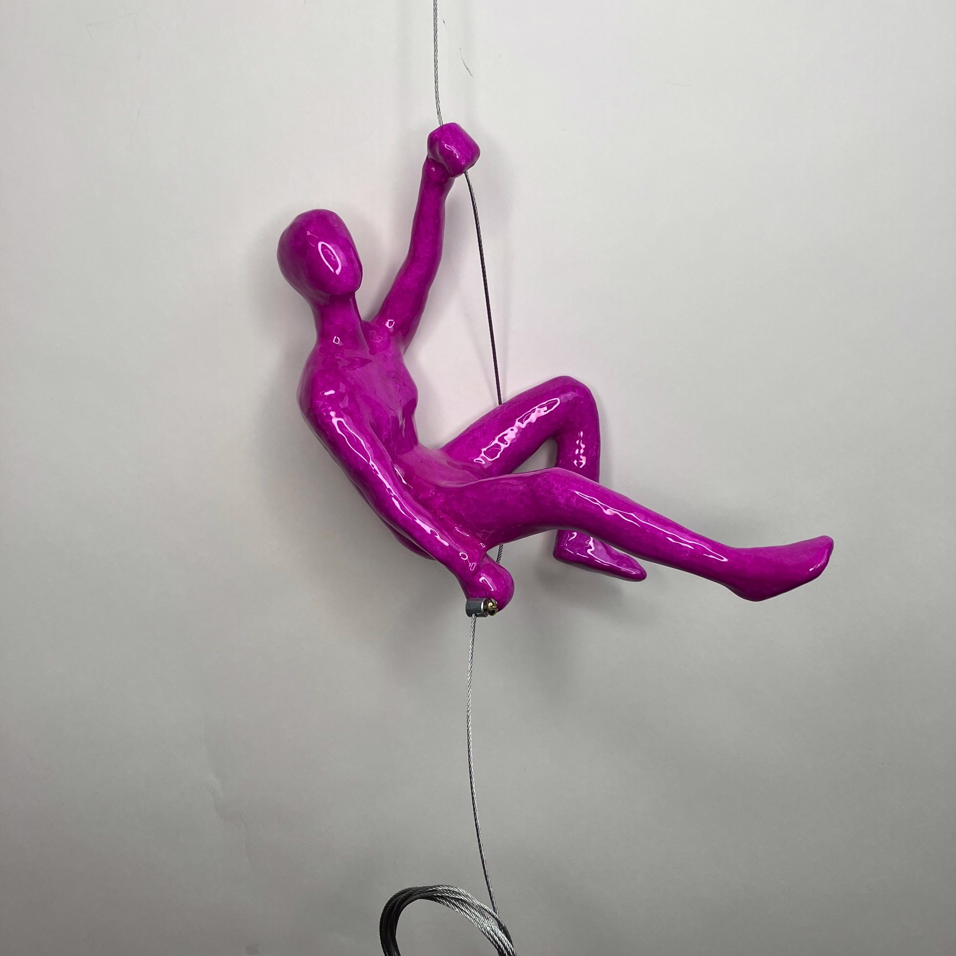 Male Climber 25-H ~ Position 25 in color Magenta by Ancizar Marin
