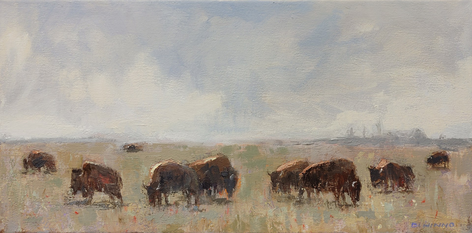 Bison Herd by Steve Dininno