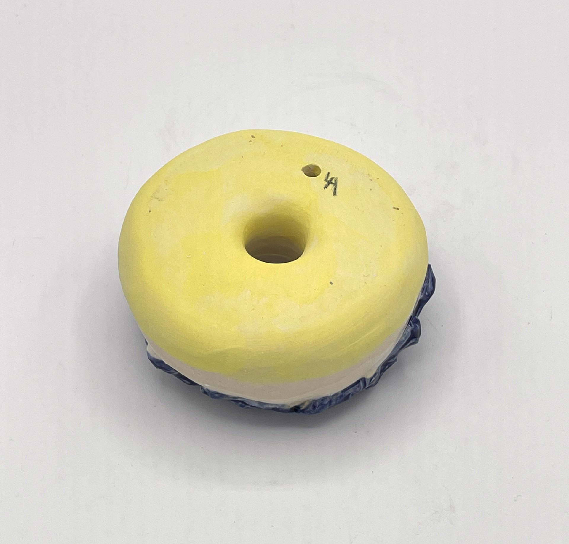 Lemon Donut with Blueberry Glaze by Liv Antonecchia