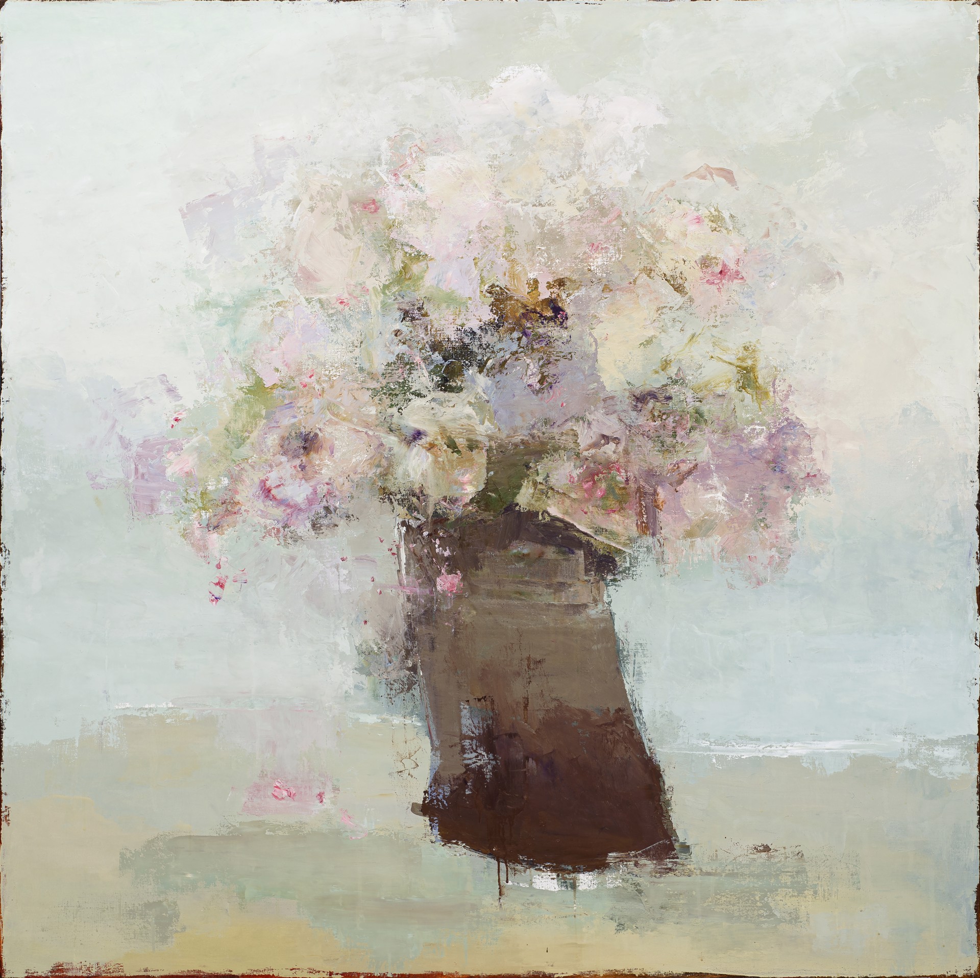 The budding flower blushes at the light by France Jodoin