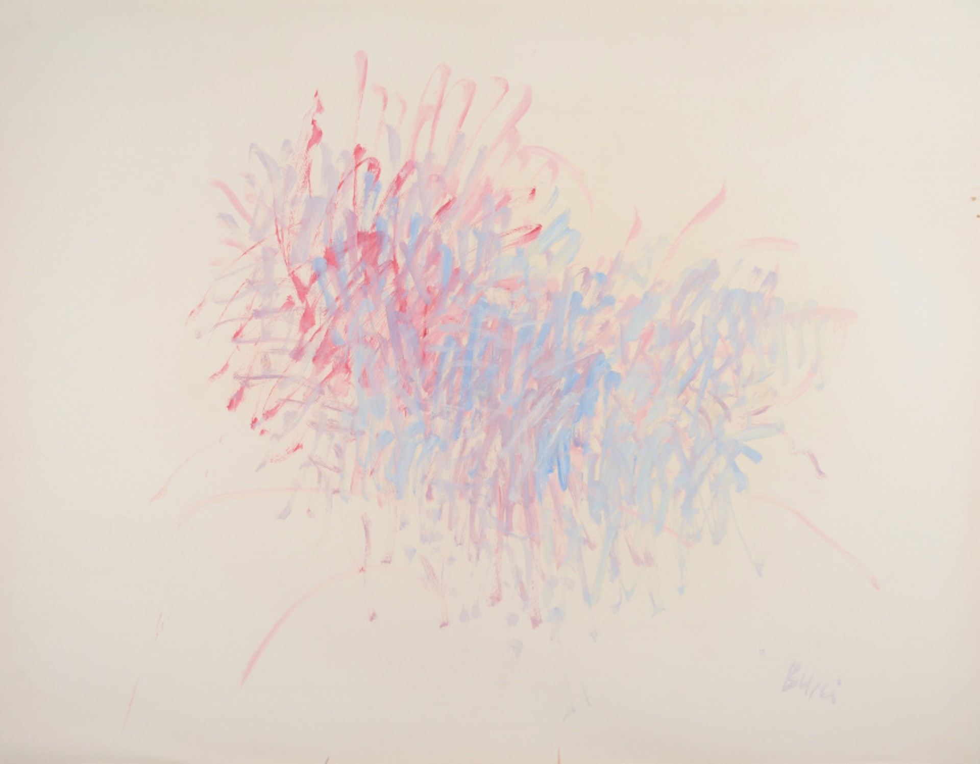 Untitled (Pink, Blue, 1960-65) by Andrew Bucci
