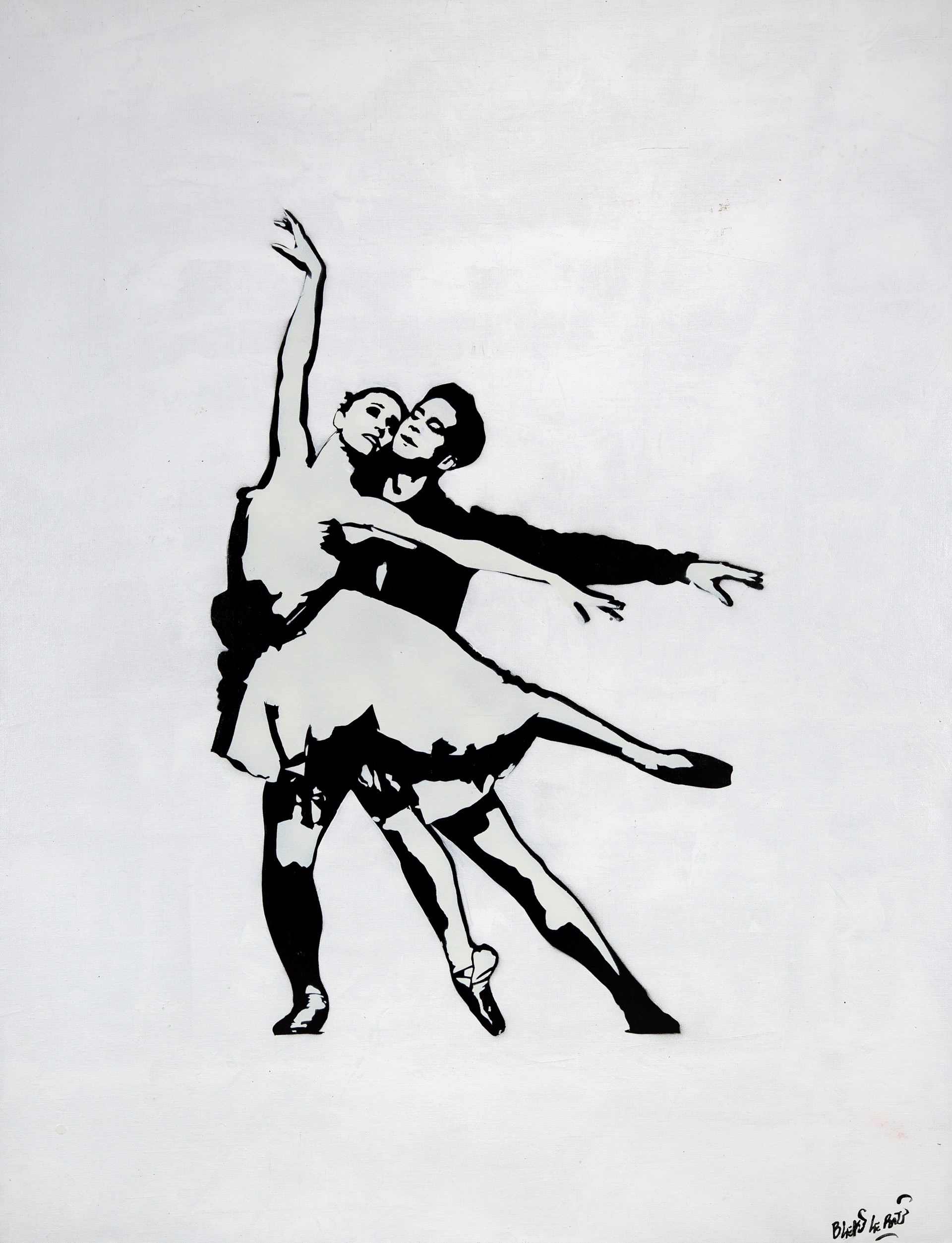 8 Dancers by Blek le Rat