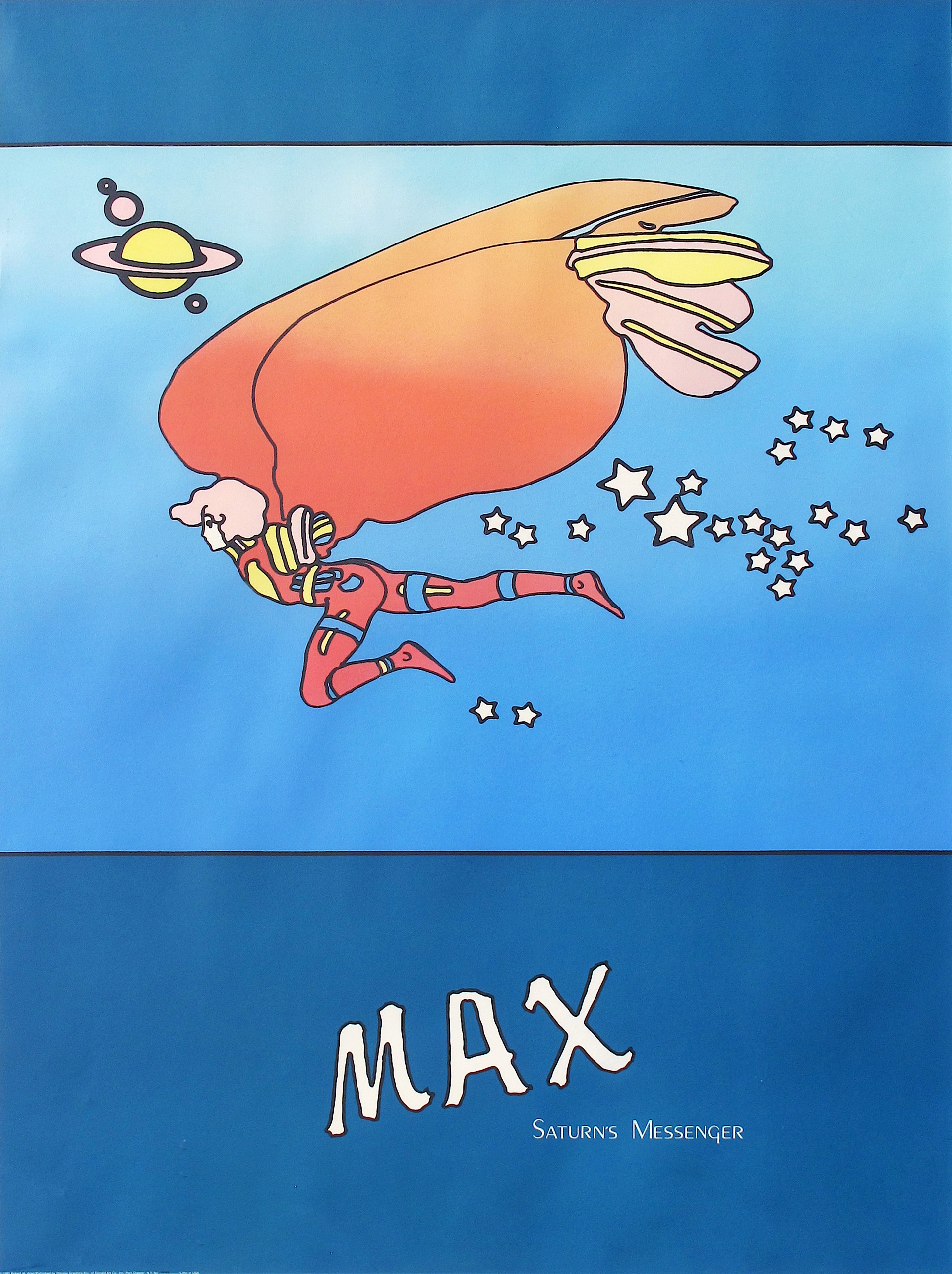 Saturn's Messenger by Peter Max