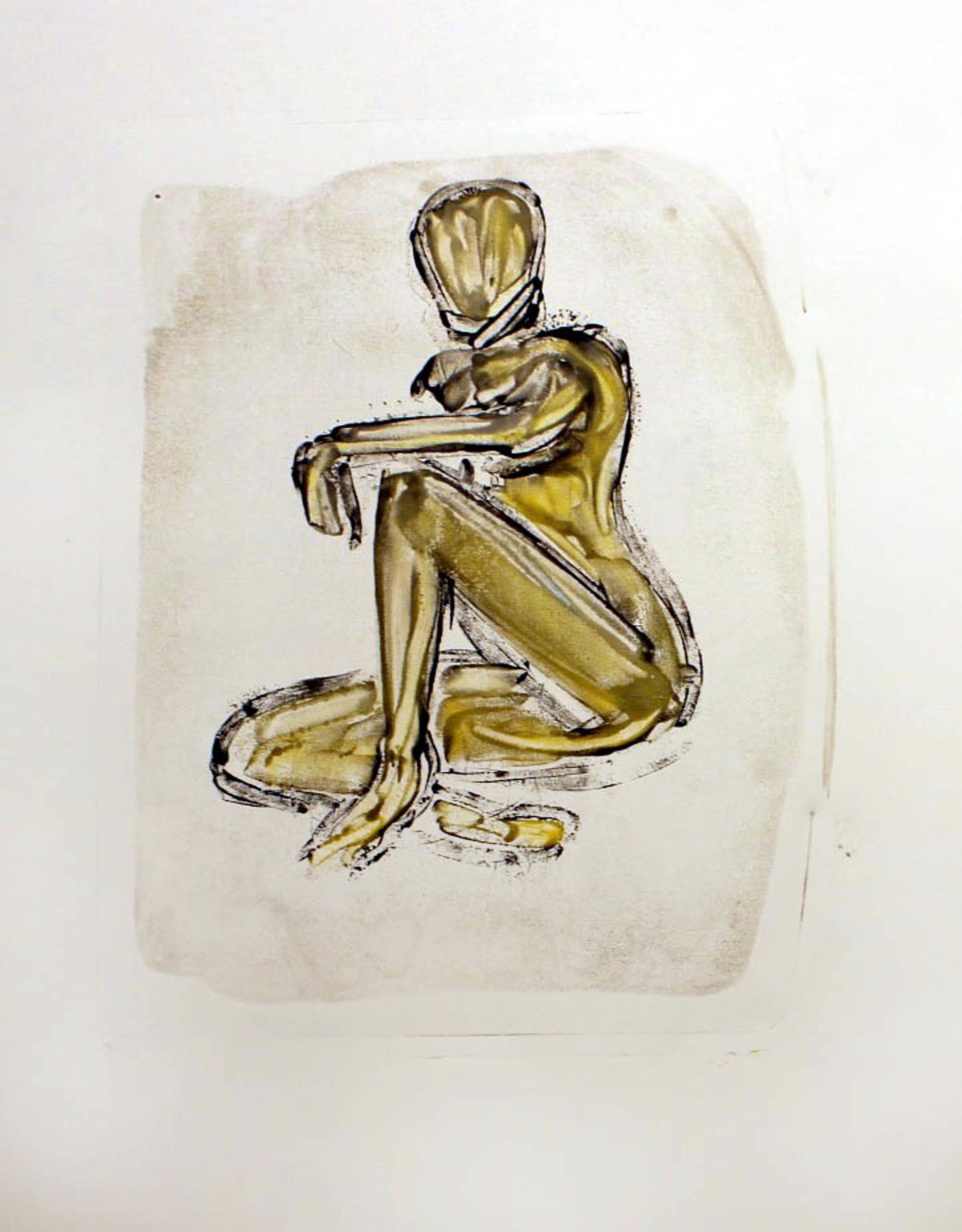 Seated Figure by RAE BROYLES
