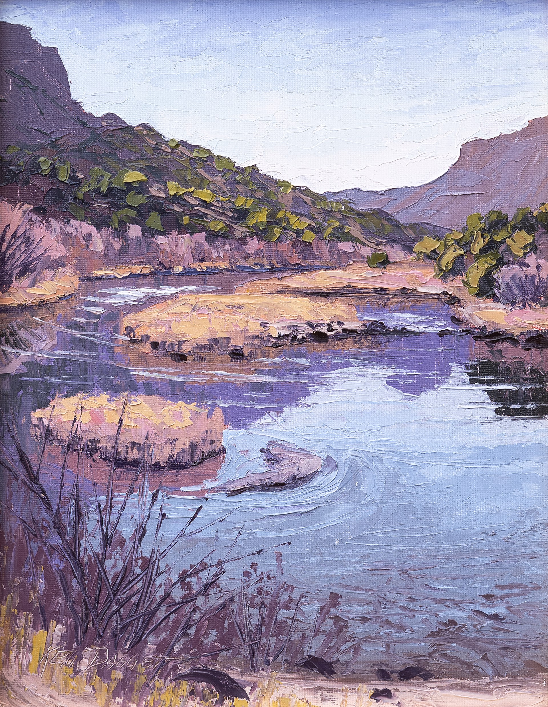 Rio Hondo Calm by Ken Daggett