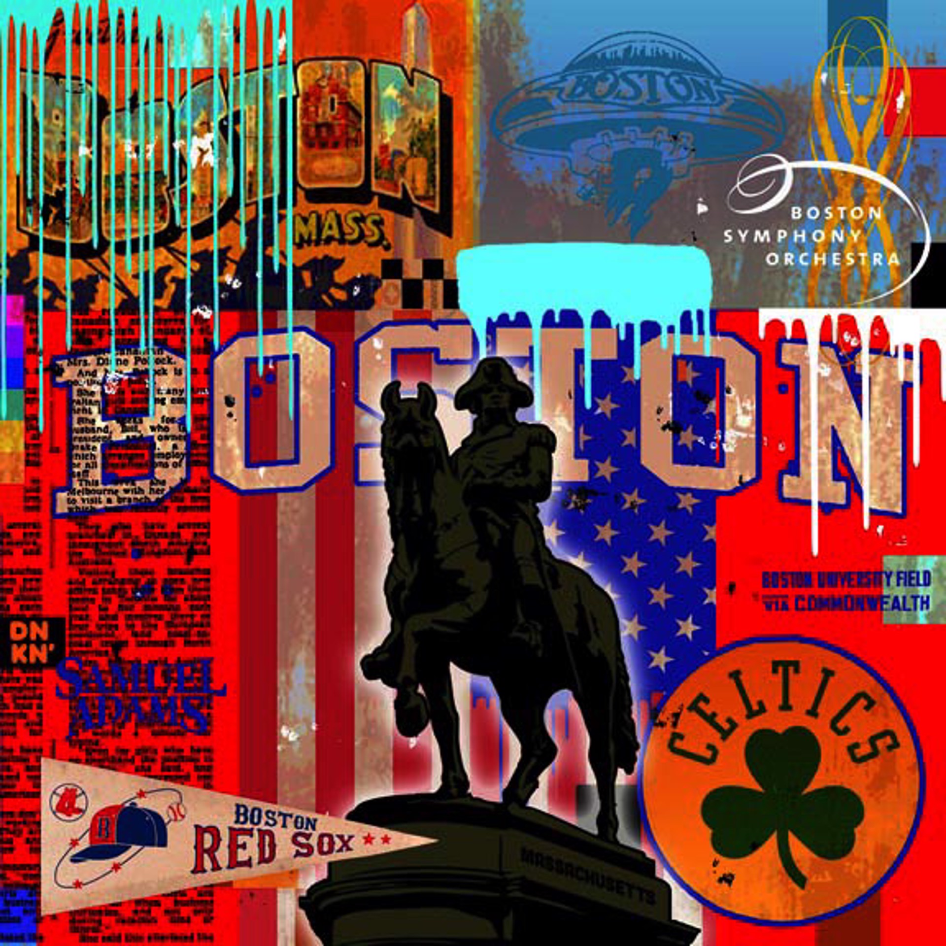 Boston Red by Mark Andrew Allen
