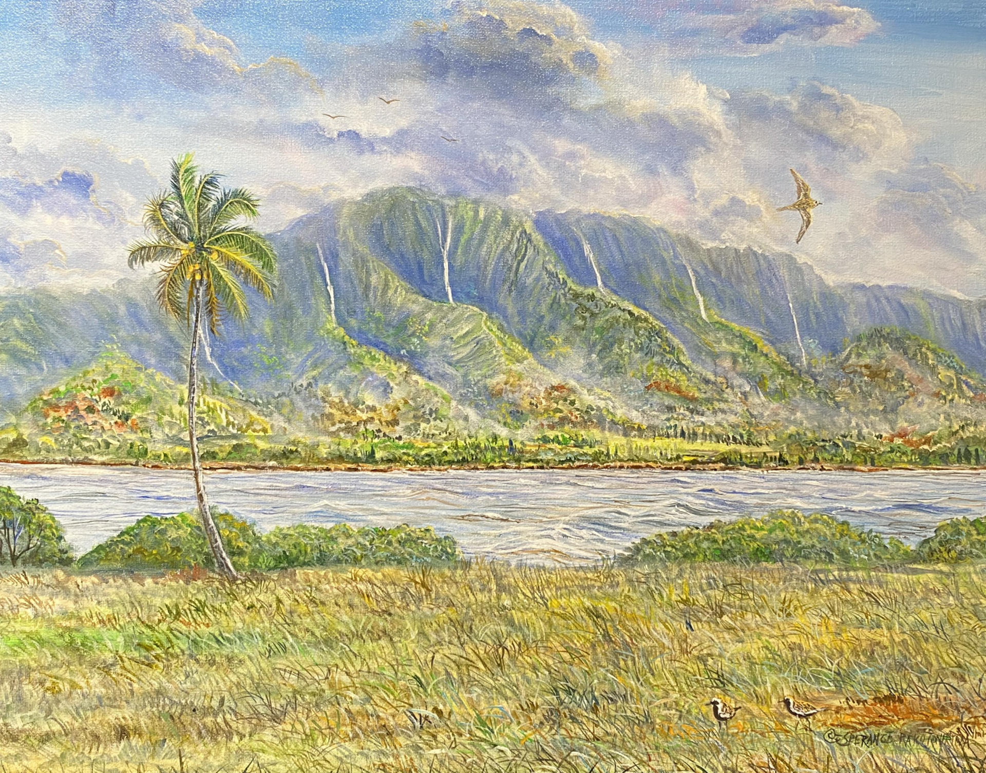 Waialua Mountain by Esperance Rakotonirina