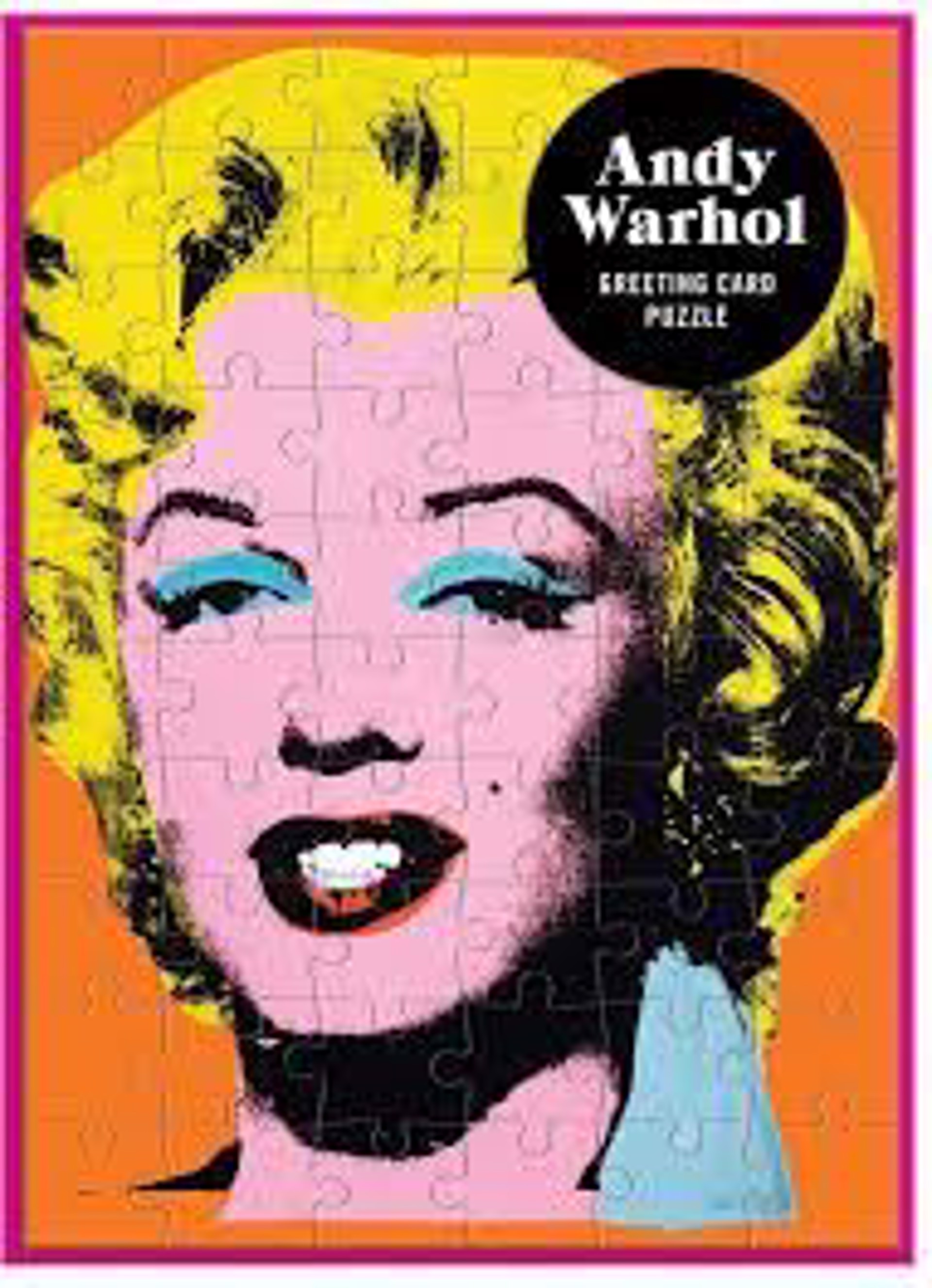 Andy Warhol Marilyn Greeting Card Puzzle by Andy Warhol
