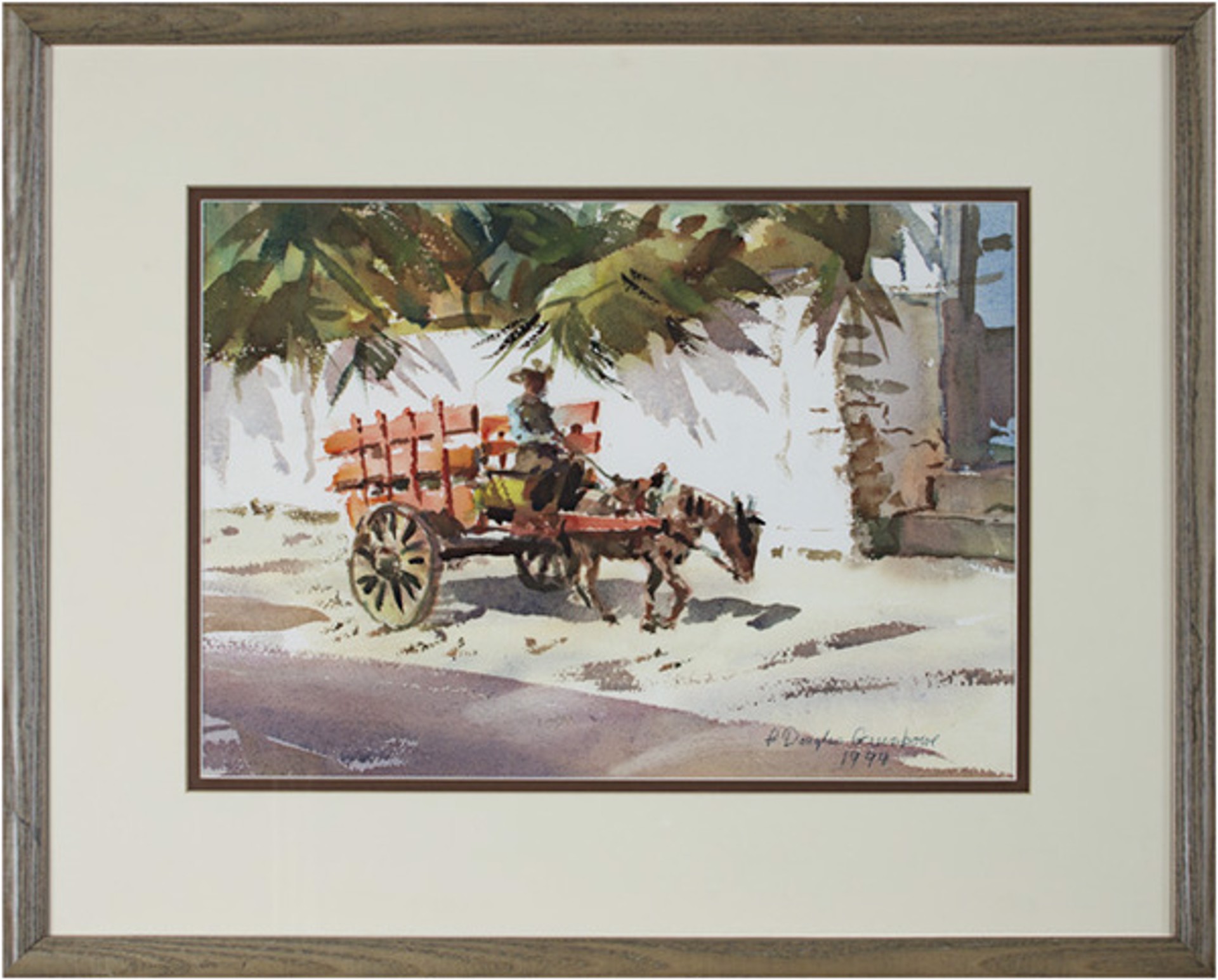 The Orange Cart, Mazatlan, Mexico by F.Douglas Greenbowe