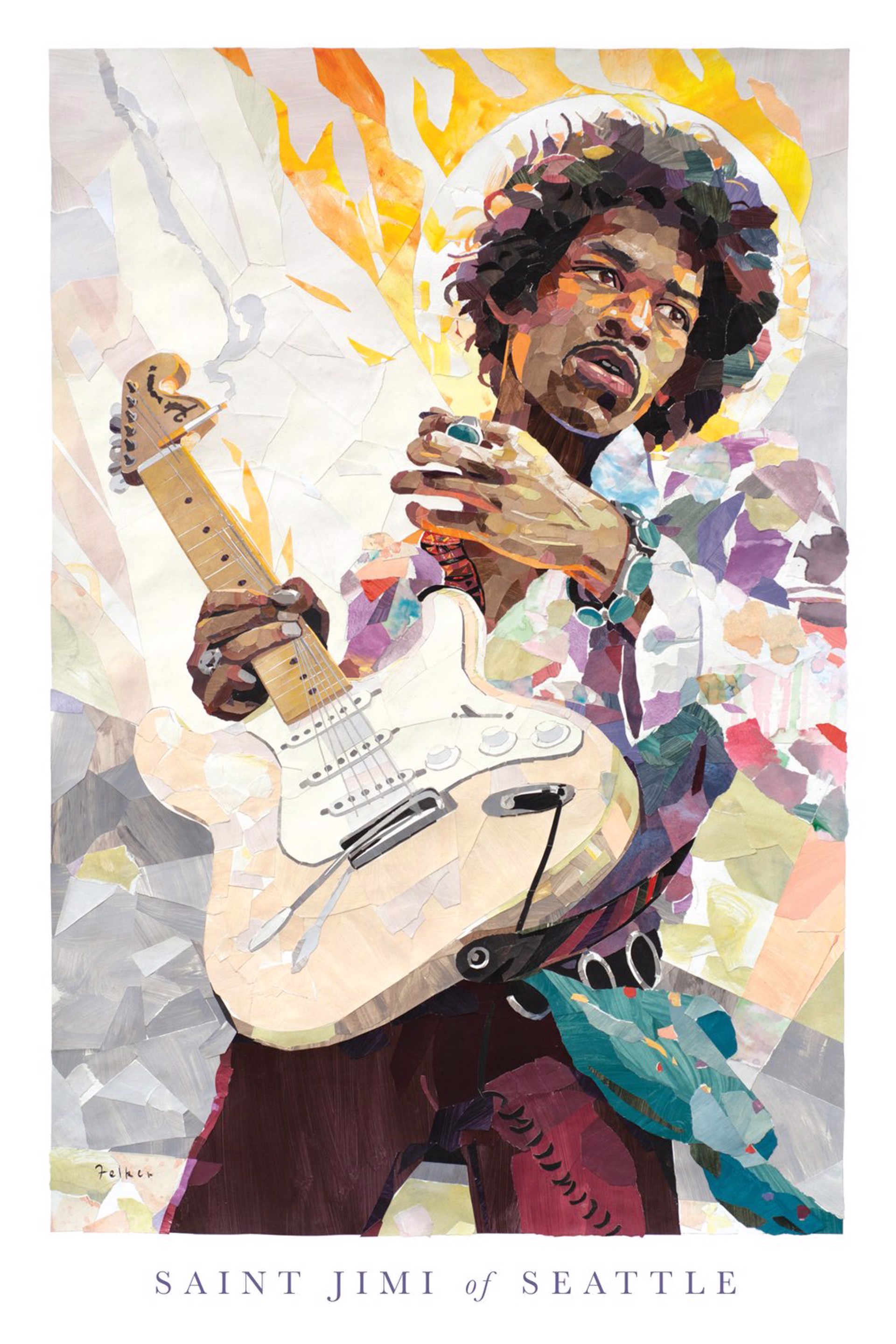 St. Jimi of Seattle by Robert Felker