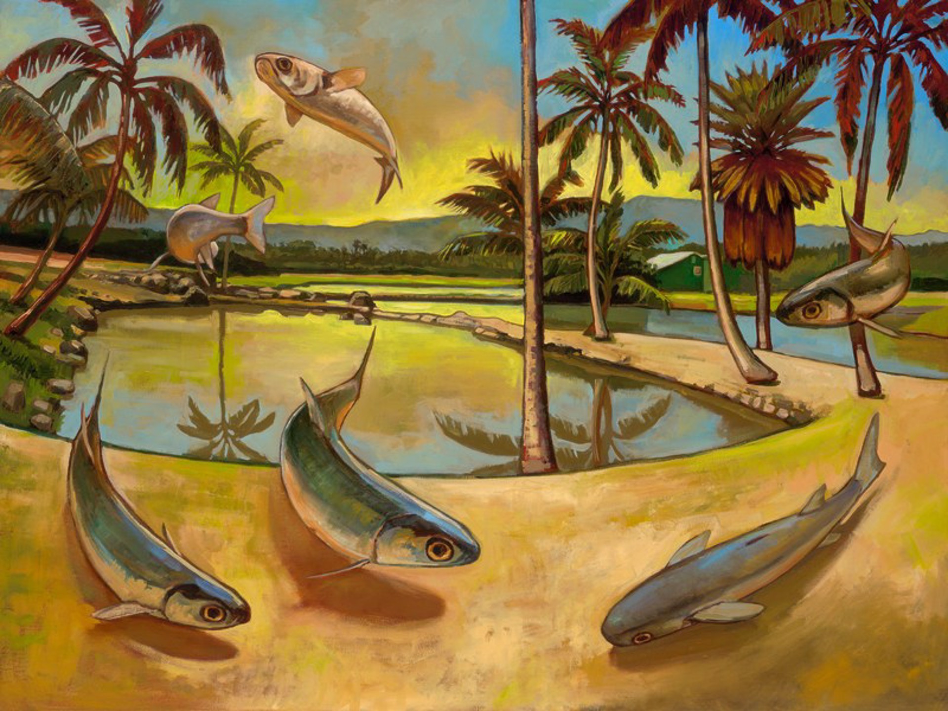 Haleʻiwa Fish Pond by Colin Redican