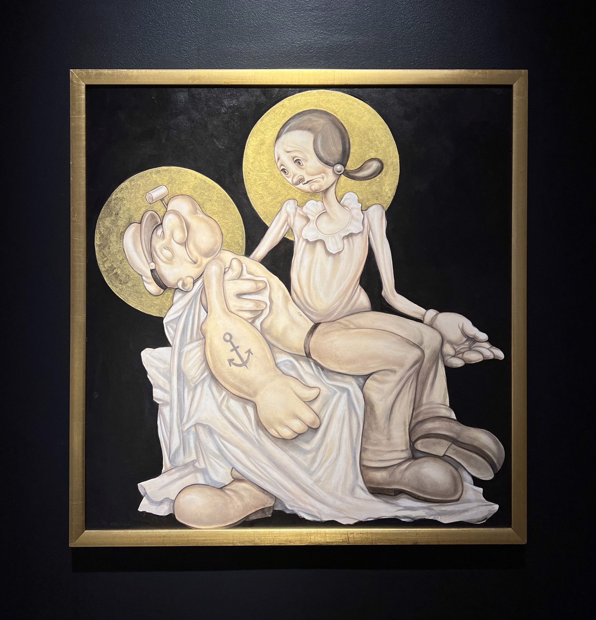 Ronya van der Weyden, Popeye Pieta by Anita Kunz