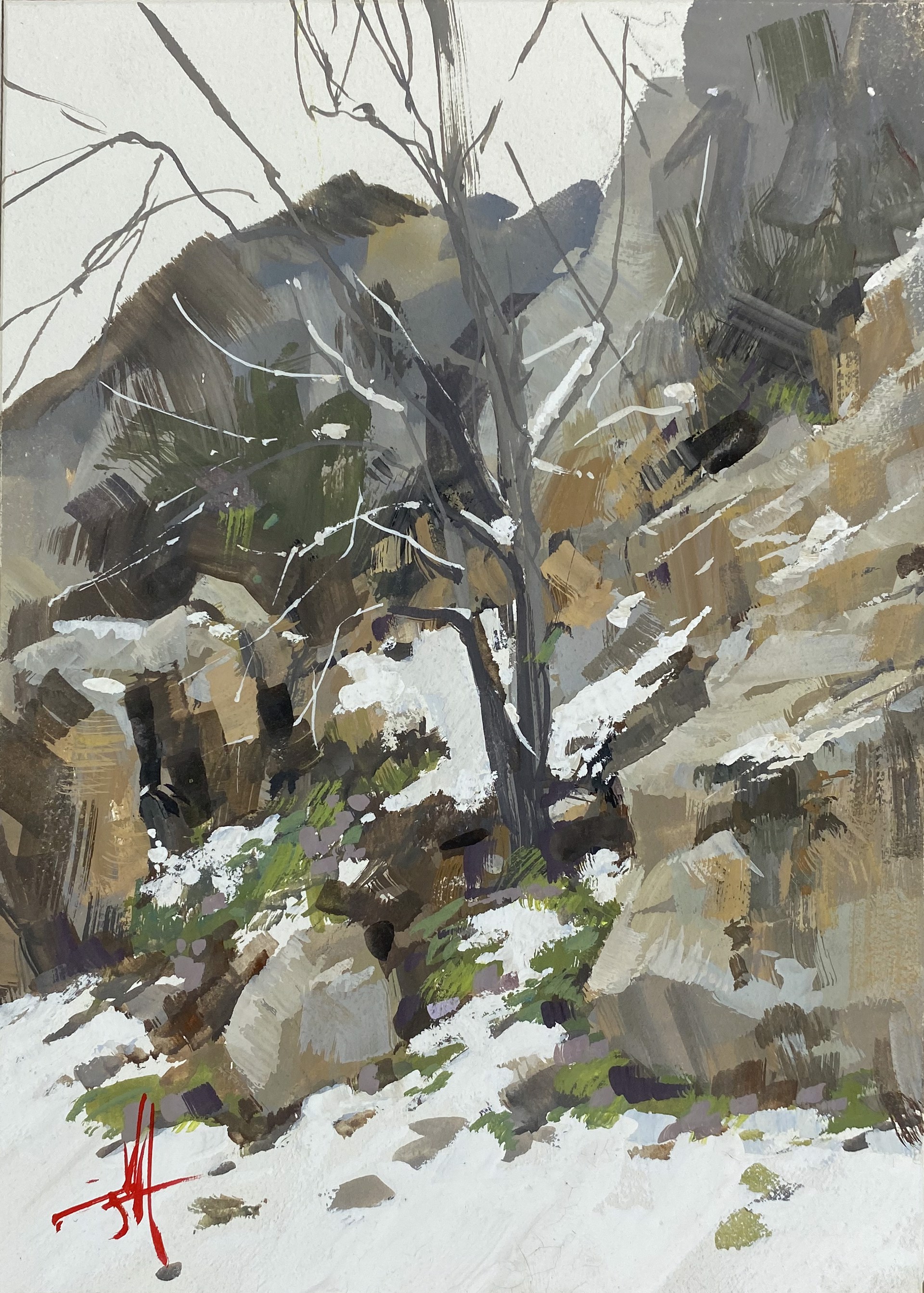 Snow Slope by Judd Mercer