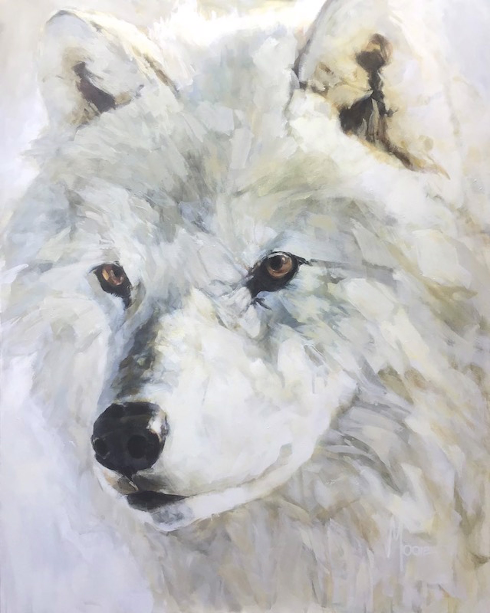 North Light - wolf by Andrea Moore