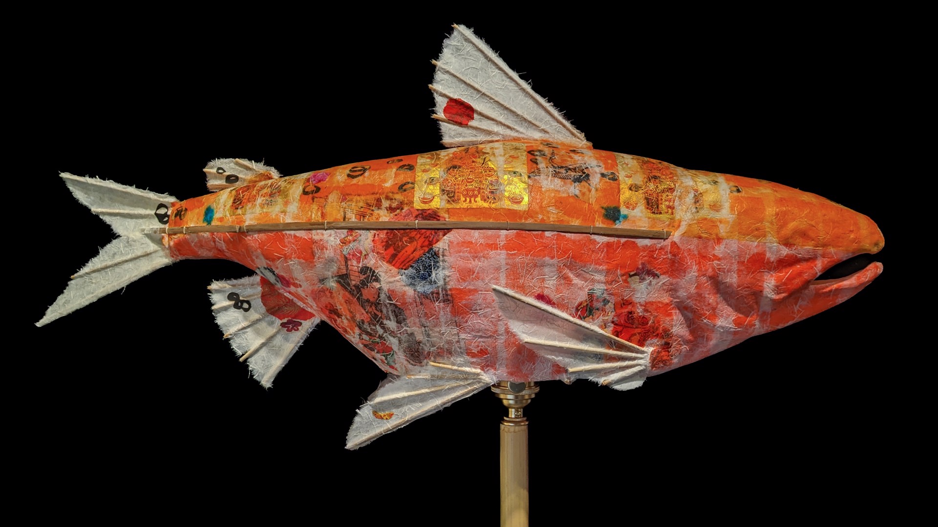 Red Prayer Salmon by Elaine Hanowell