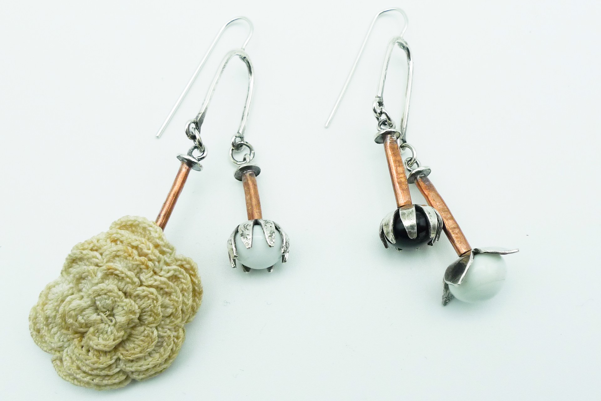 From Hair to Ear Antique Hat Pin Adornments by Ali Kauss