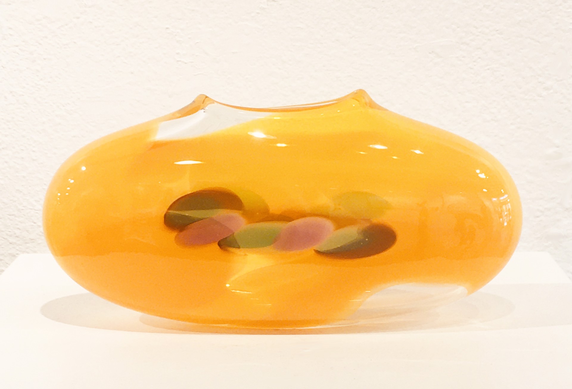 Tangerine Purse Vase by HOKANSON DIX