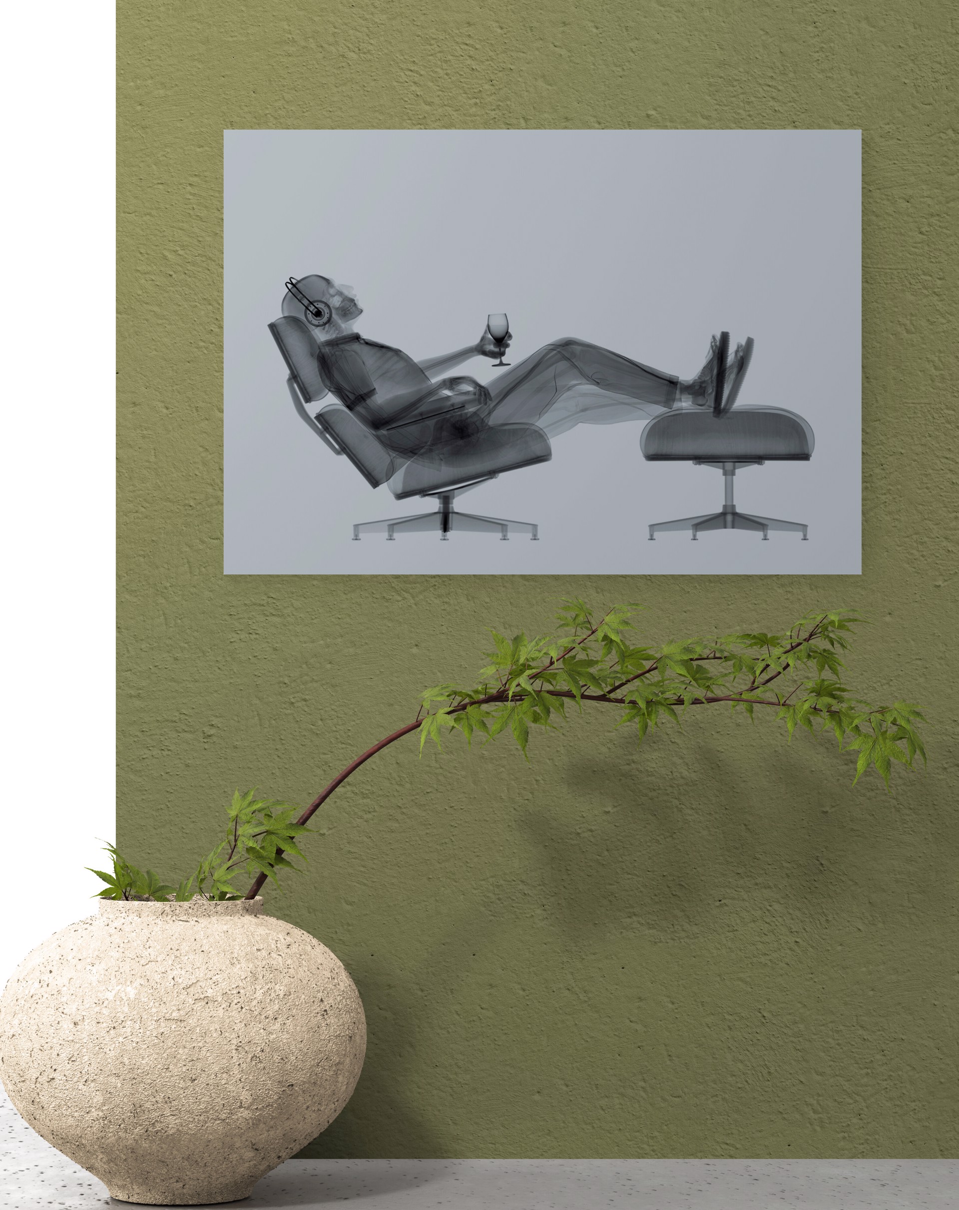 Eames Chilling *Grey* by Nick Veasey