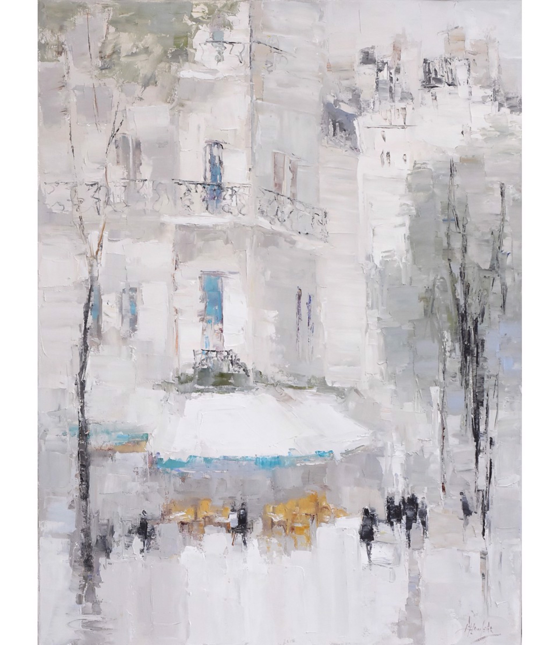 Les Deux Magots- SOLD by Barbara Flowers