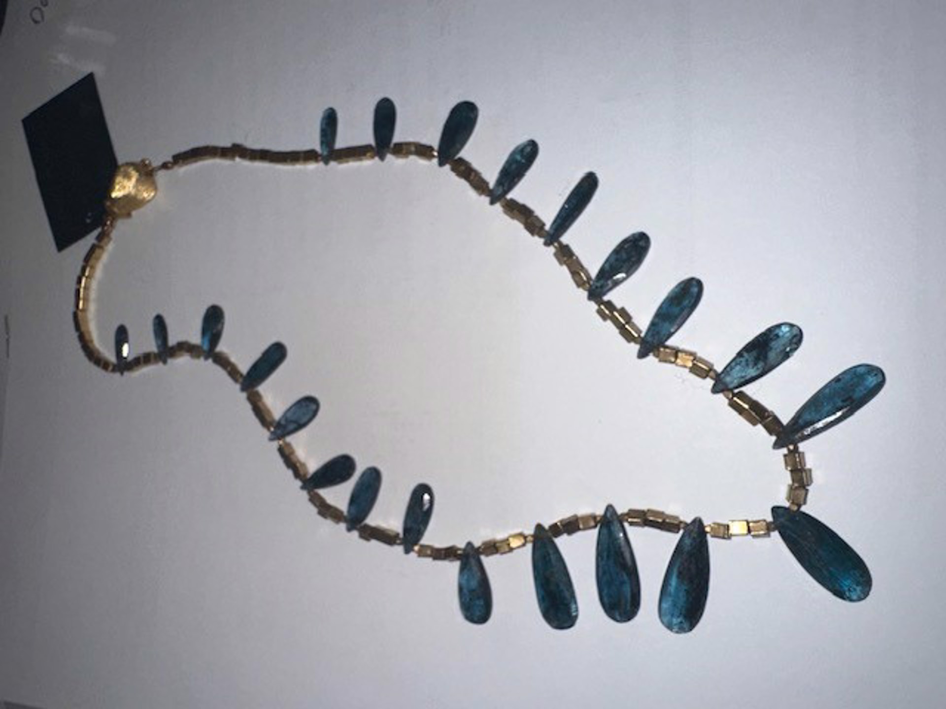 Royal Kyanite & Vermeil Necklace by Mara Labell