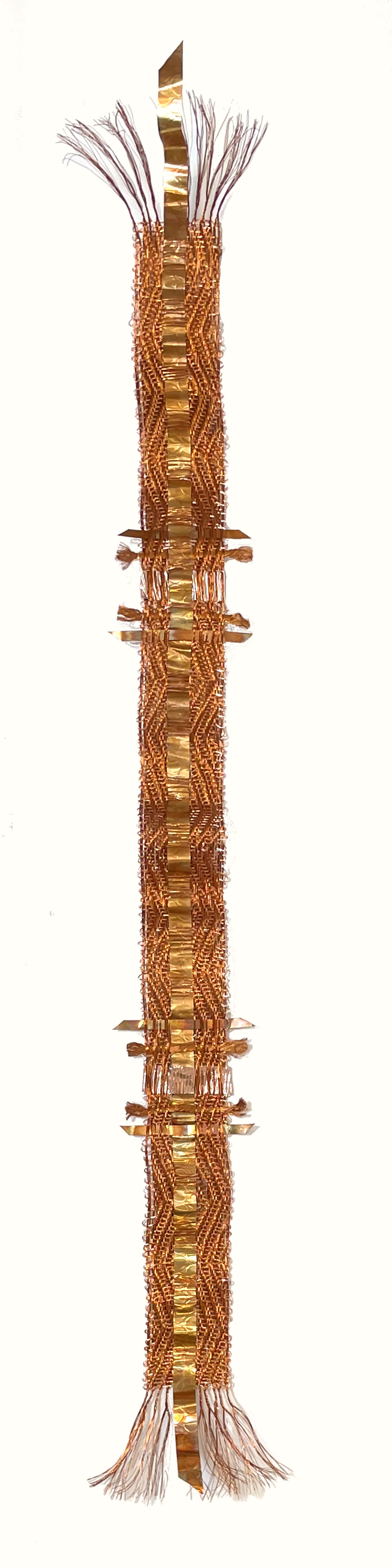 Shangri-La Wavey Copper Weaving  by Susan McGehee