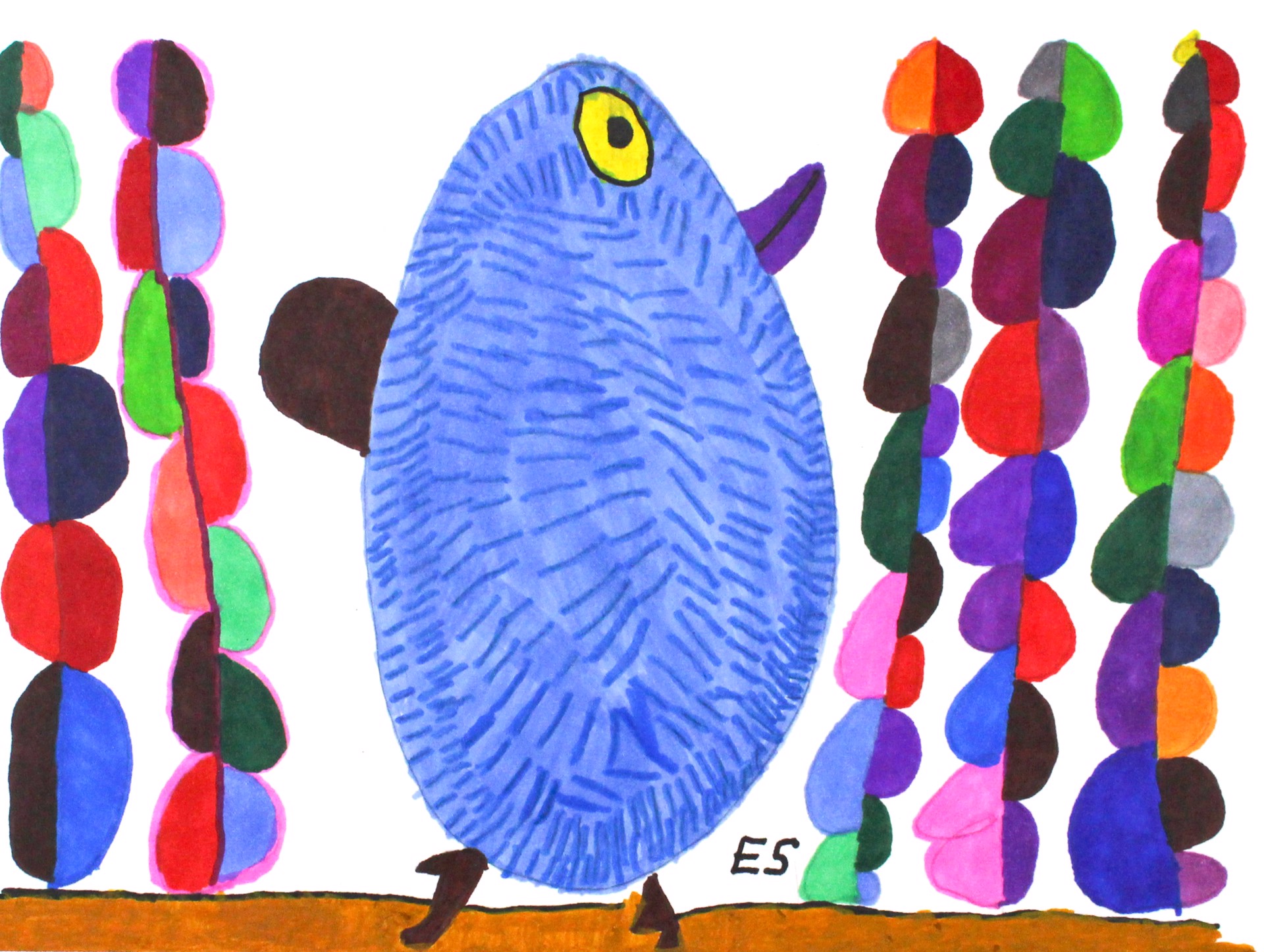 Blue Bird by Eileen Schofield