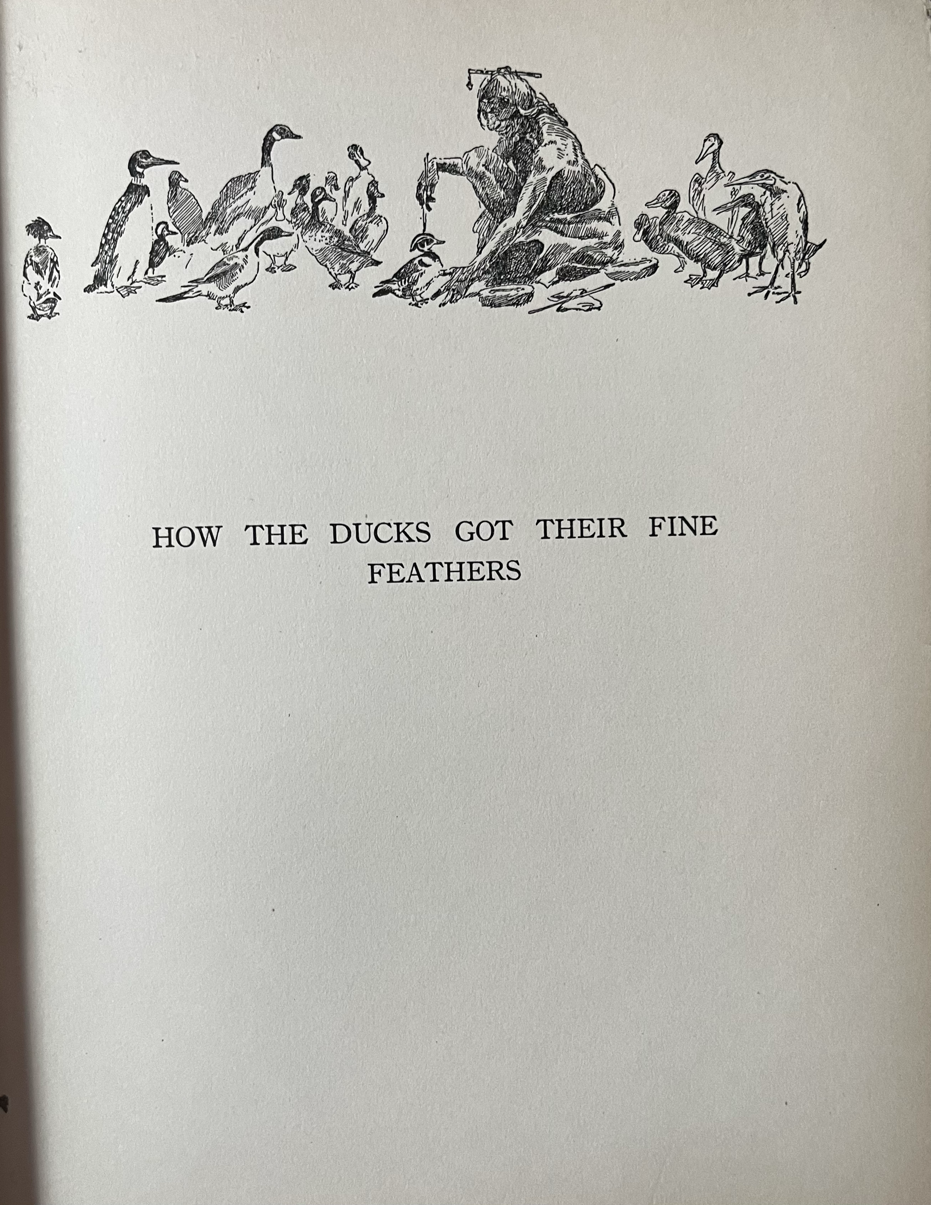 How The Ducks Got Their Fine Feathers by Charles M. Russell