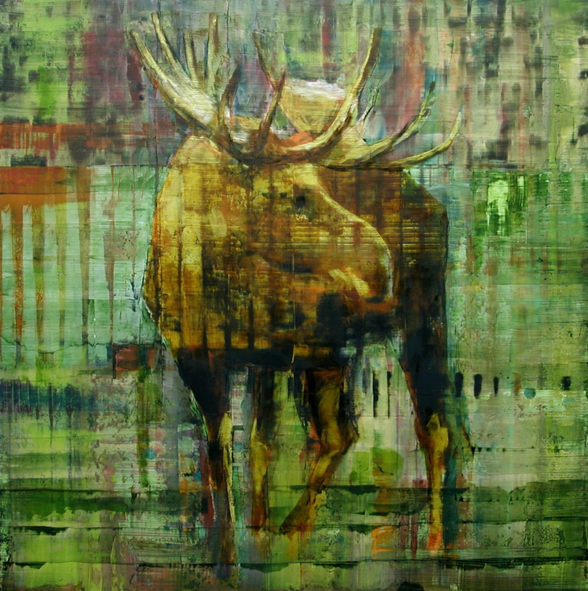 Animal Painting #10-6683 by Les Thomas
