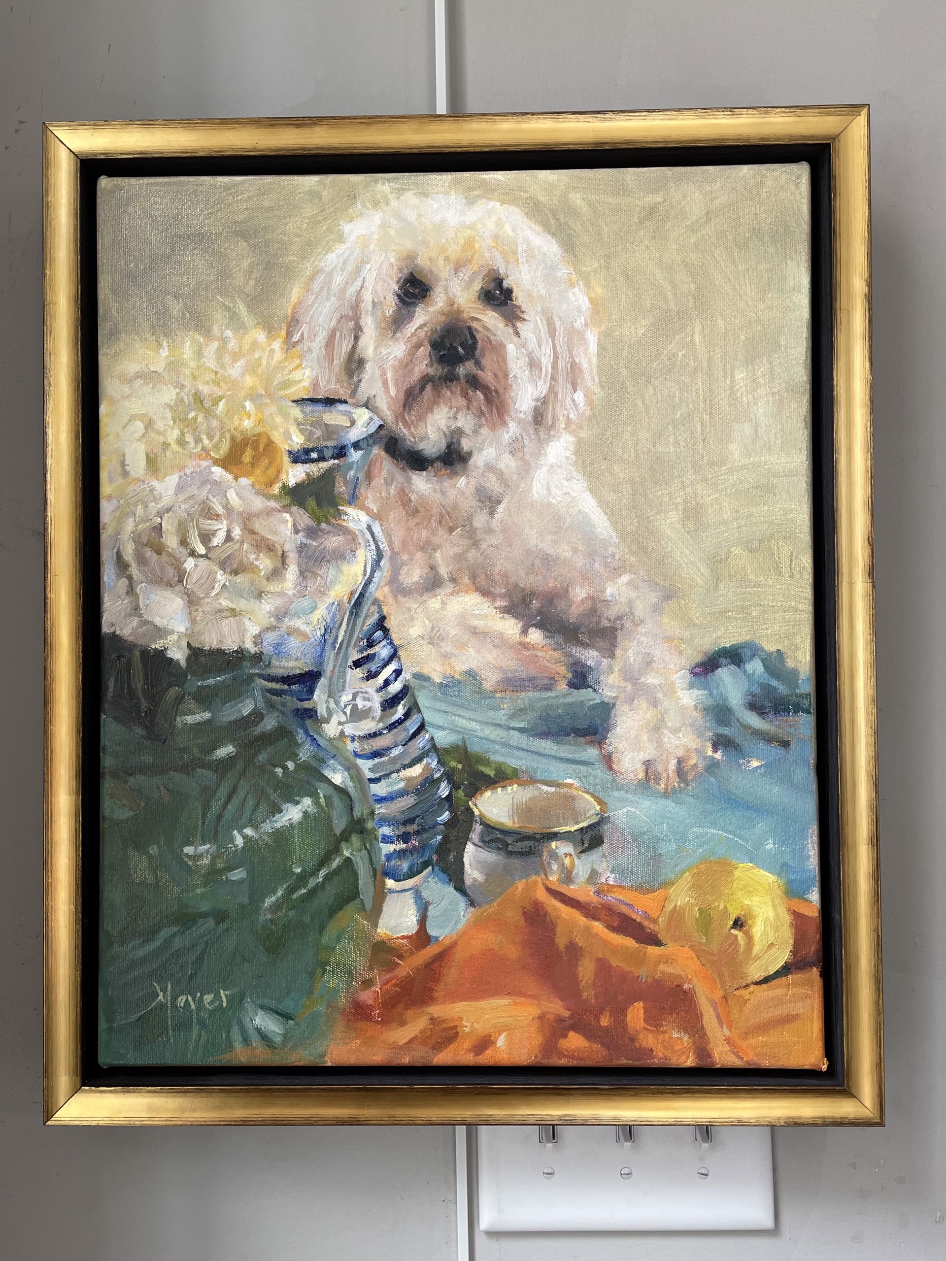 Still Life With Dog by Laurie Meyer