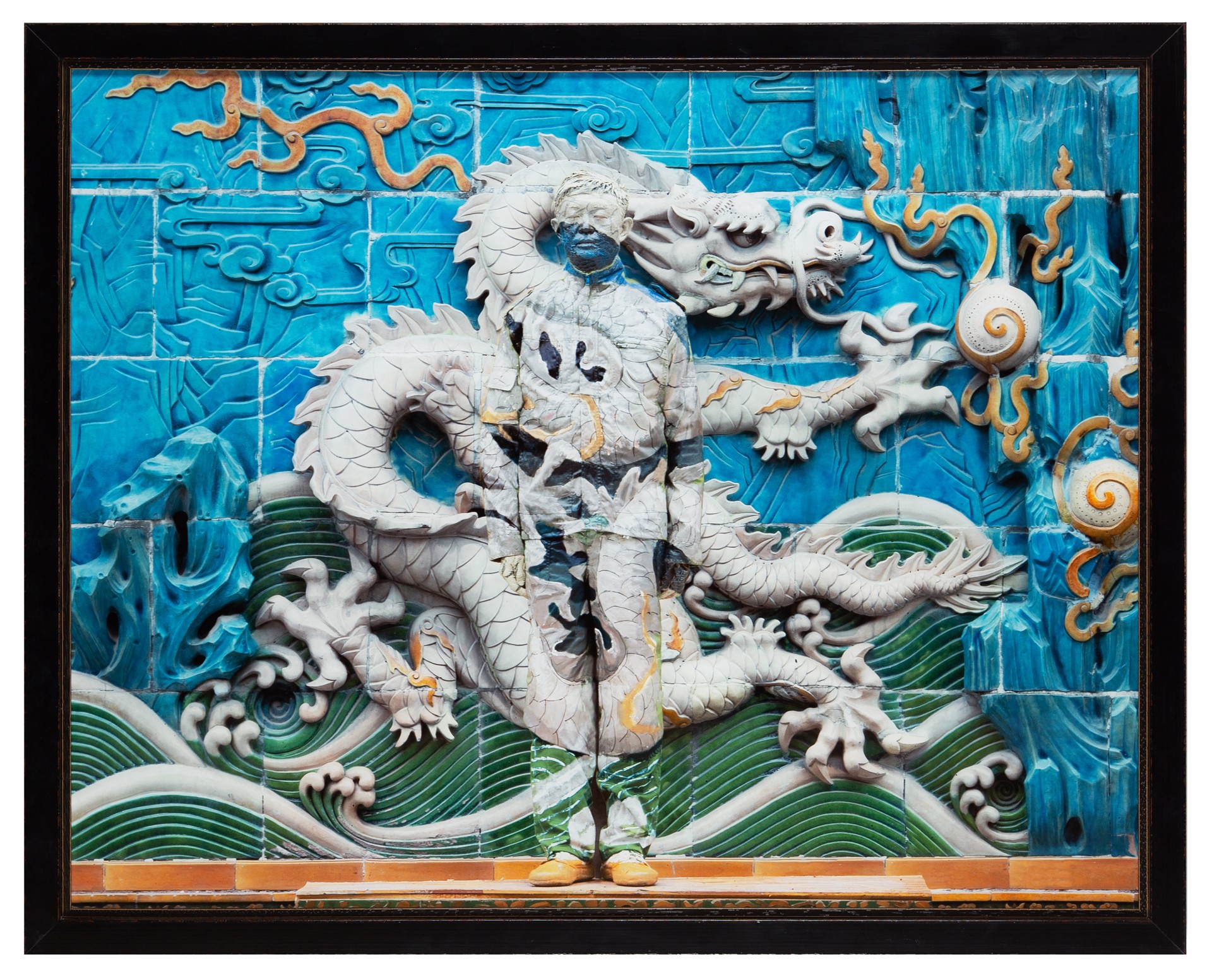 Dragon Series Panel 1 of 9 by Liu Bolin