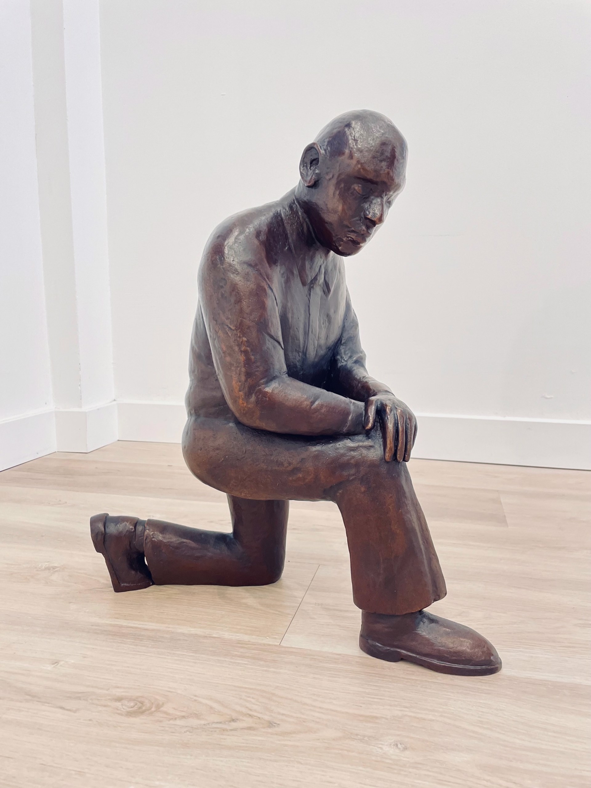 Kneeling Figure by Elaine Badgley Arnoux