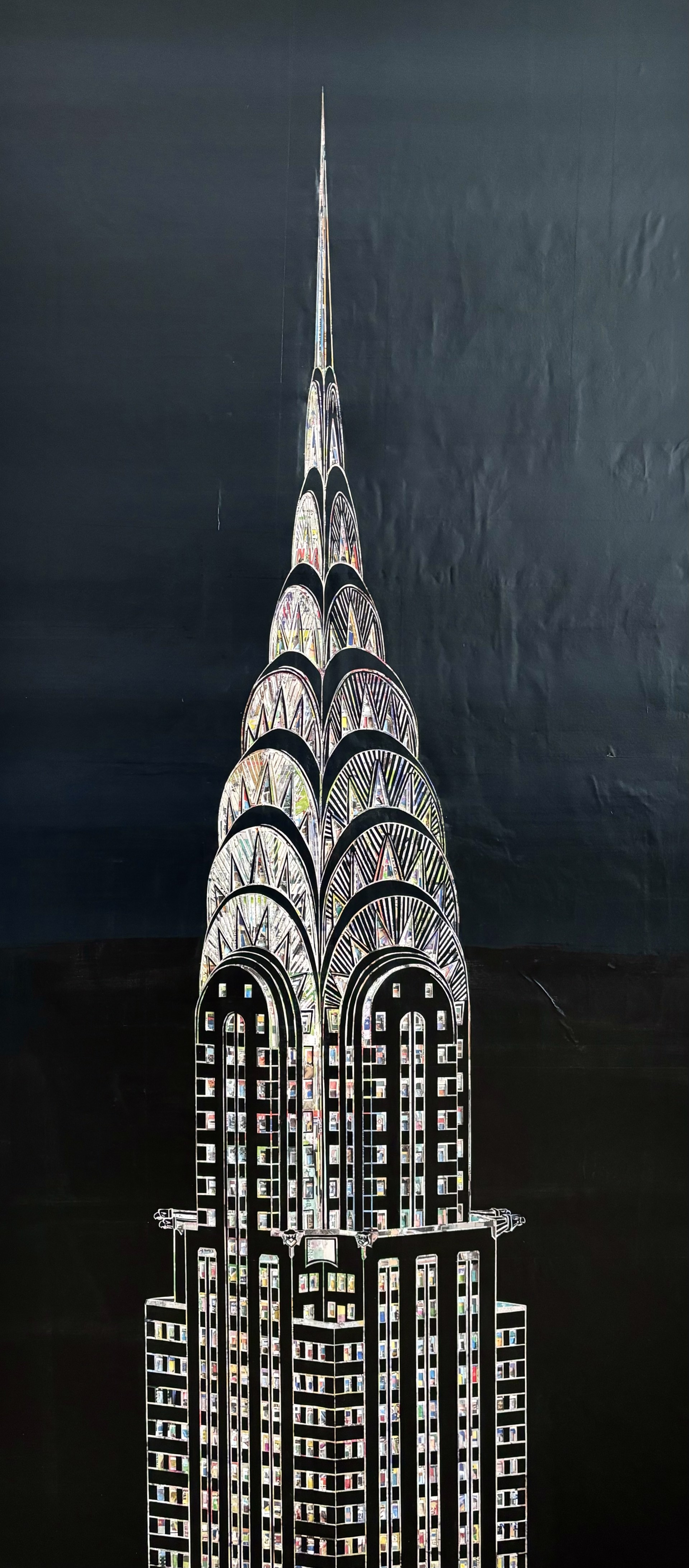 Chrysler Building in Pitch Black by Yeji Moon