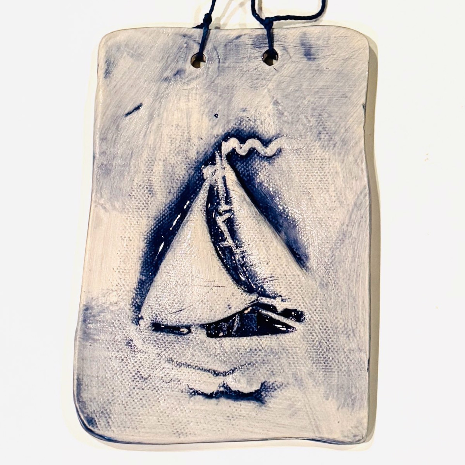 Sailboat Plaque/Ornament by Judy Kepley