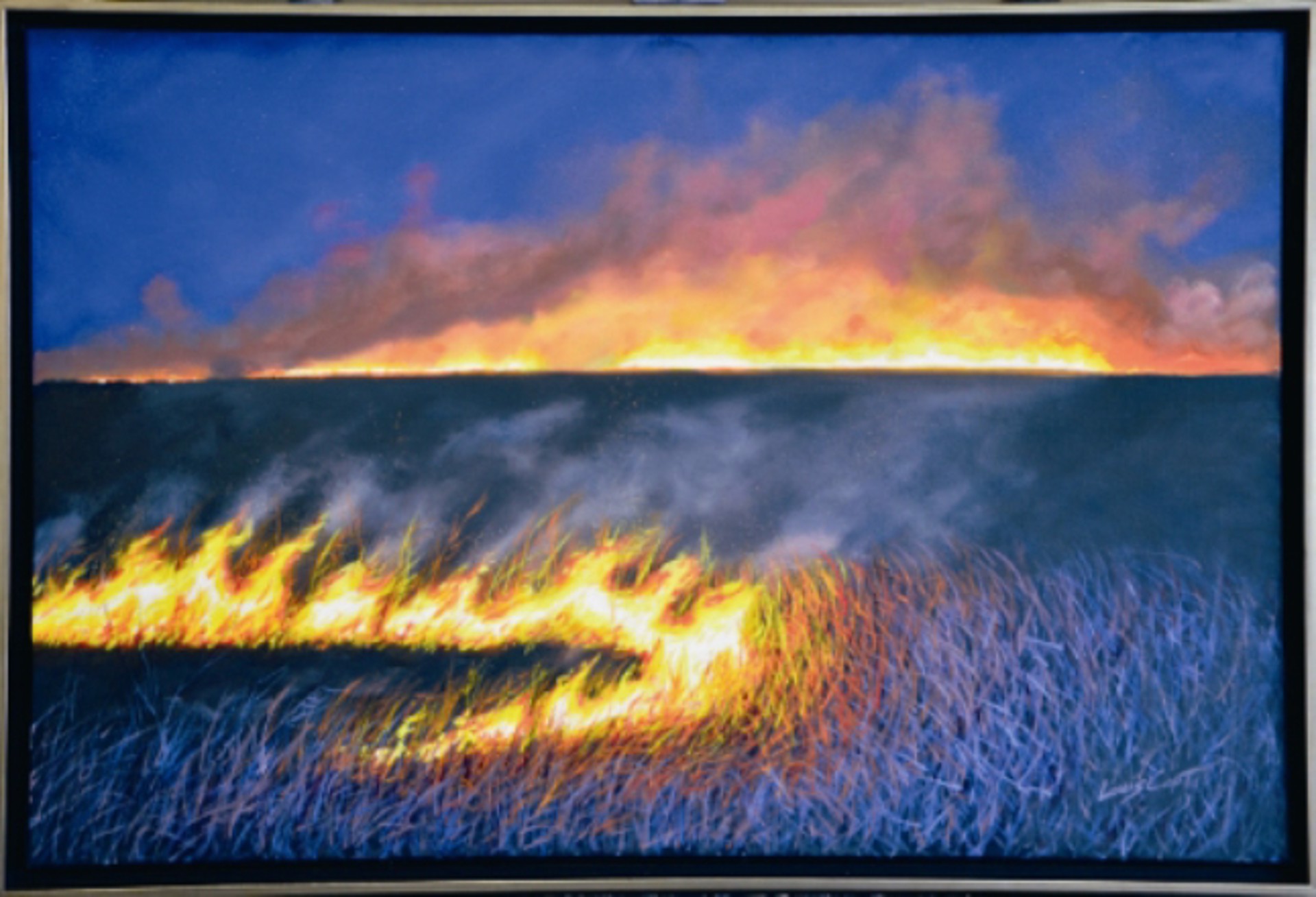 Fires Near Cottonwood Falls by Louis Copt