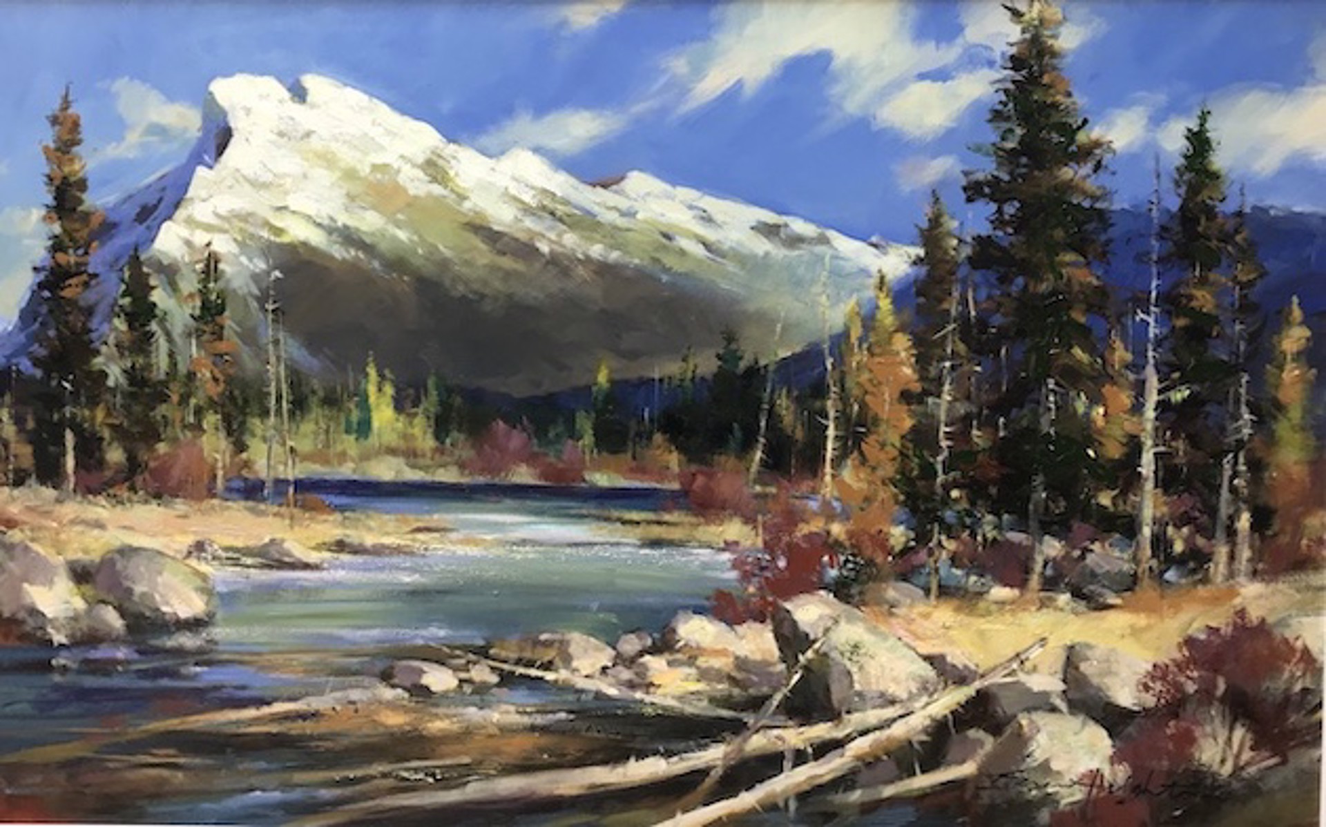 A View to Rundle by Brent Heighton