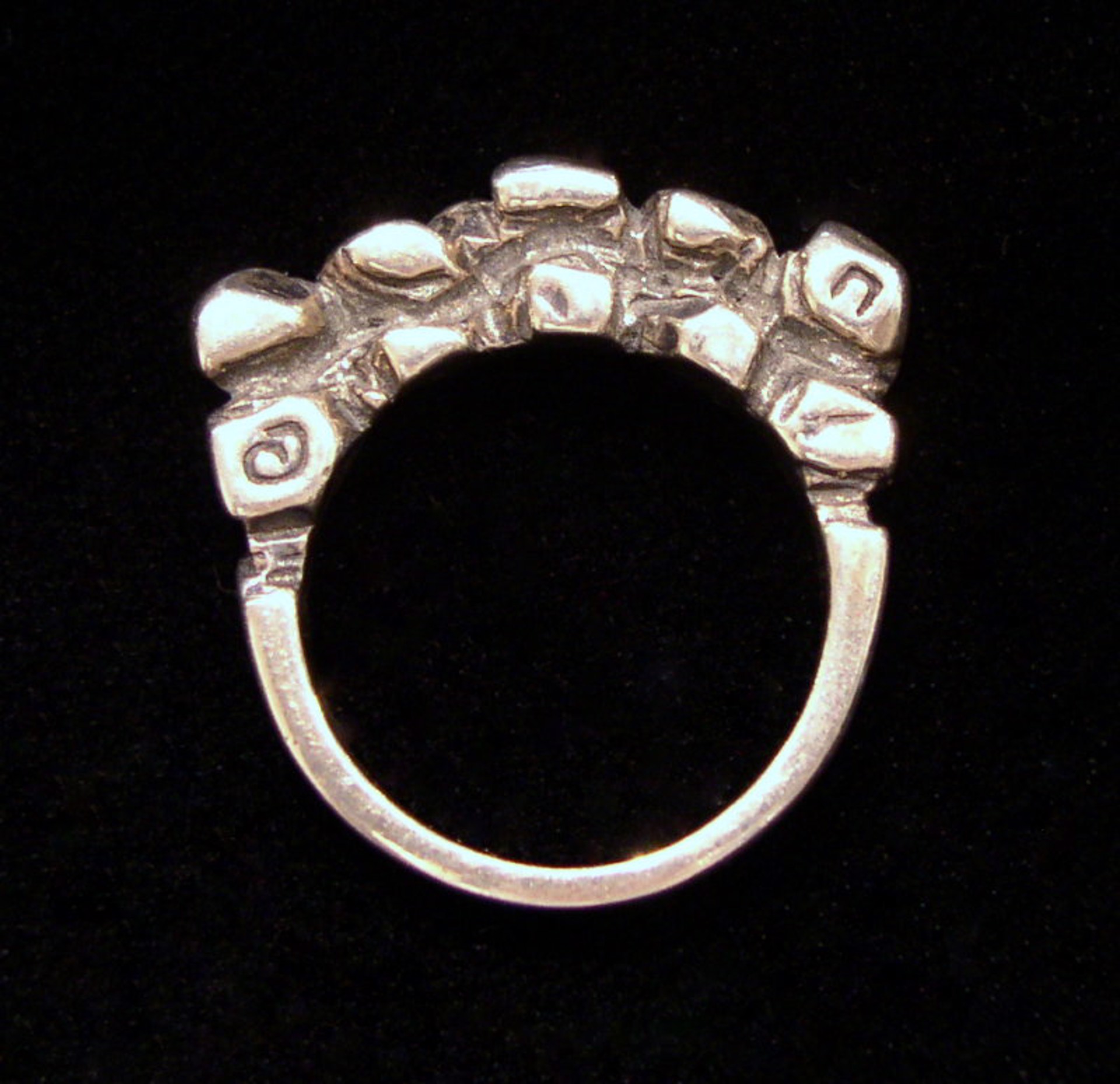 Rock Stacker Ring by Robert Rogers