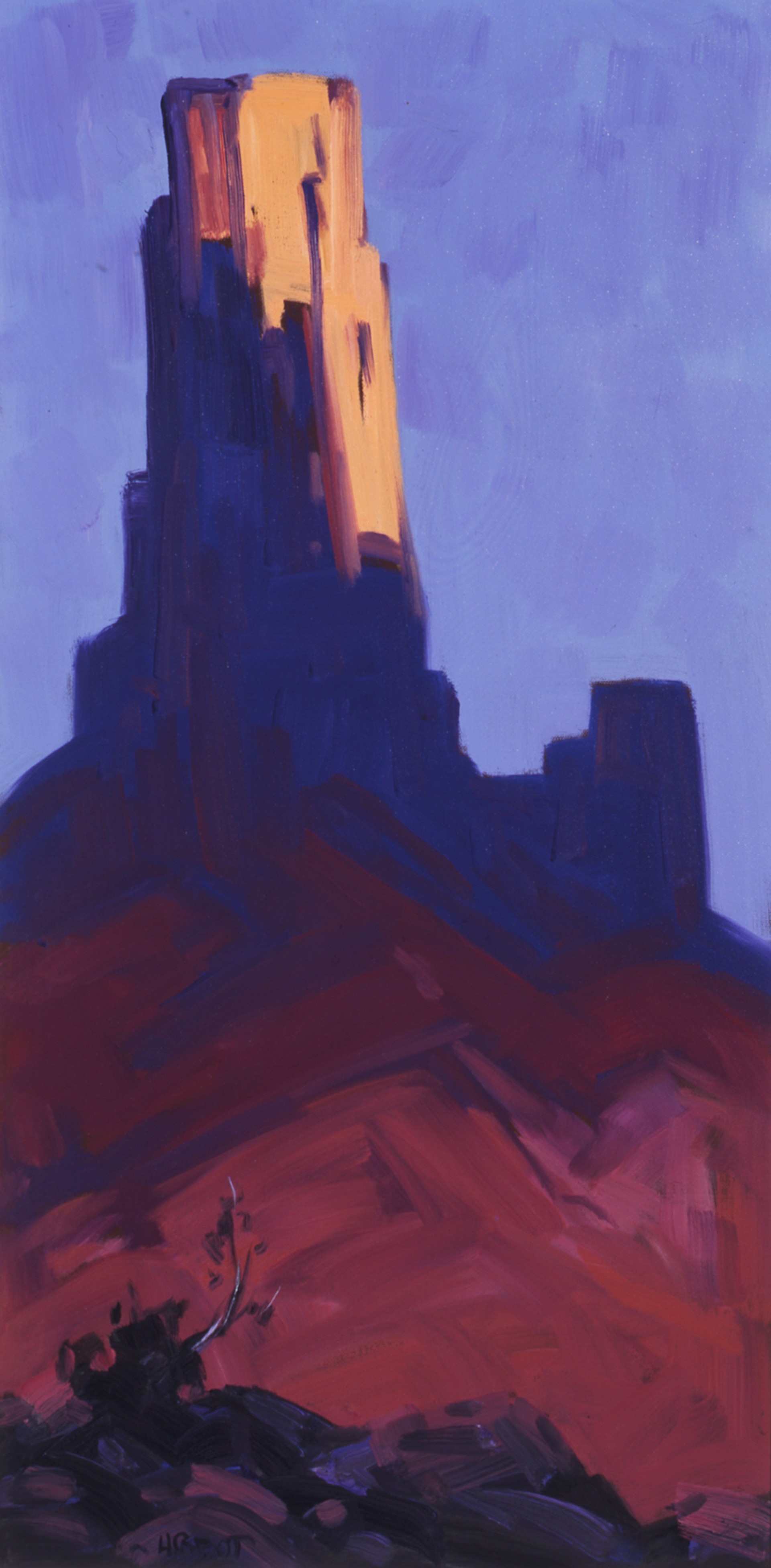 Last Light on the Needle ~ Inquire to Order by Giclees Hugh Cabot