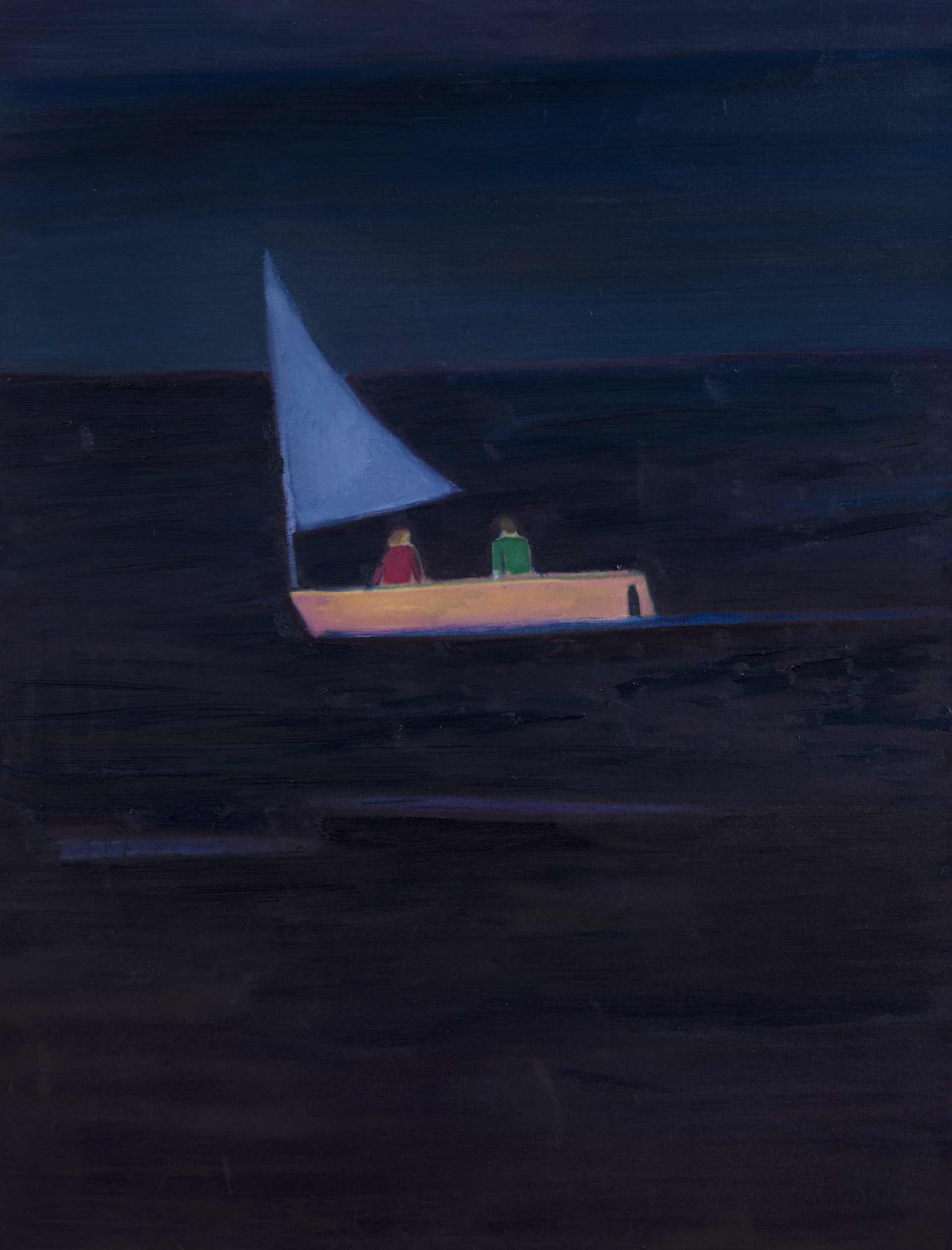 Sailing in to Port Clyde by Tom Hammick