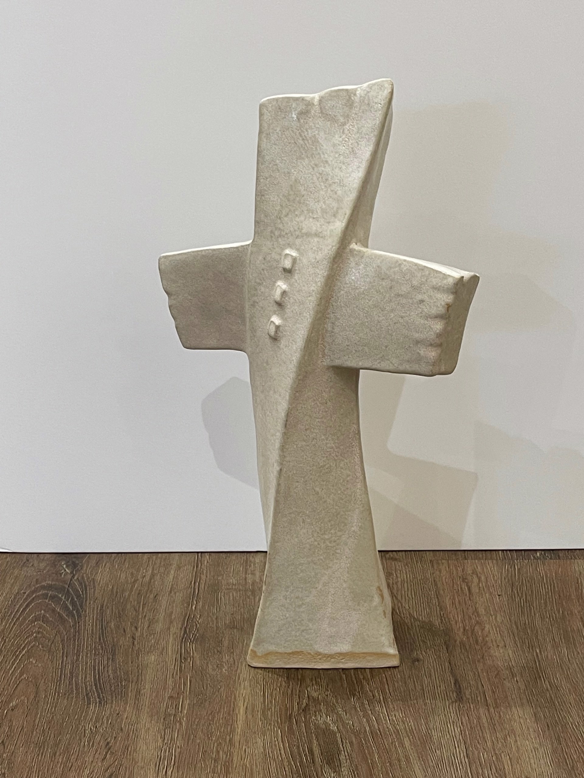 Twisted Cross Ivory by Satterfield Pottery