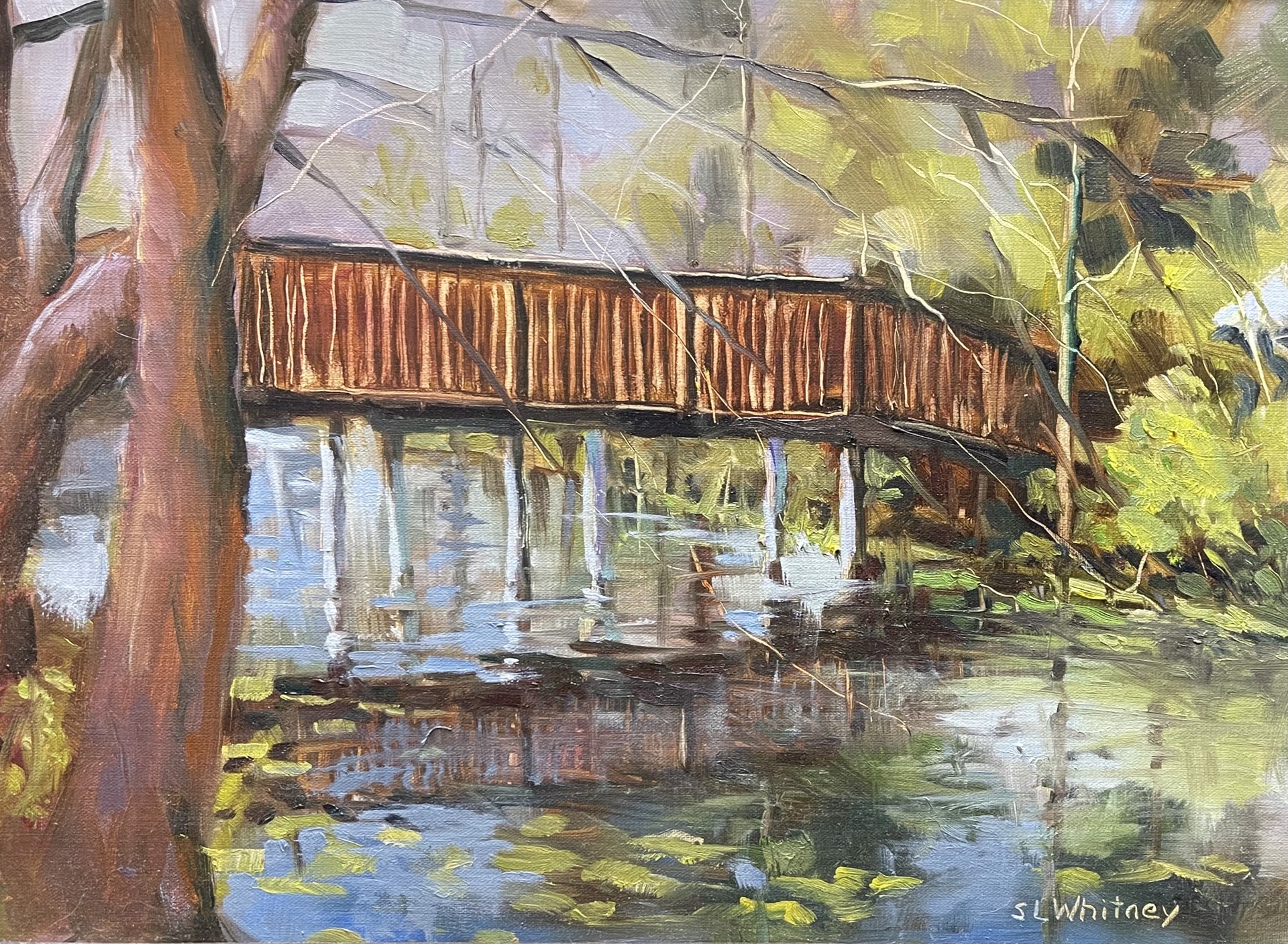 The Walking Bridge - SOLD by Sherry Whitney