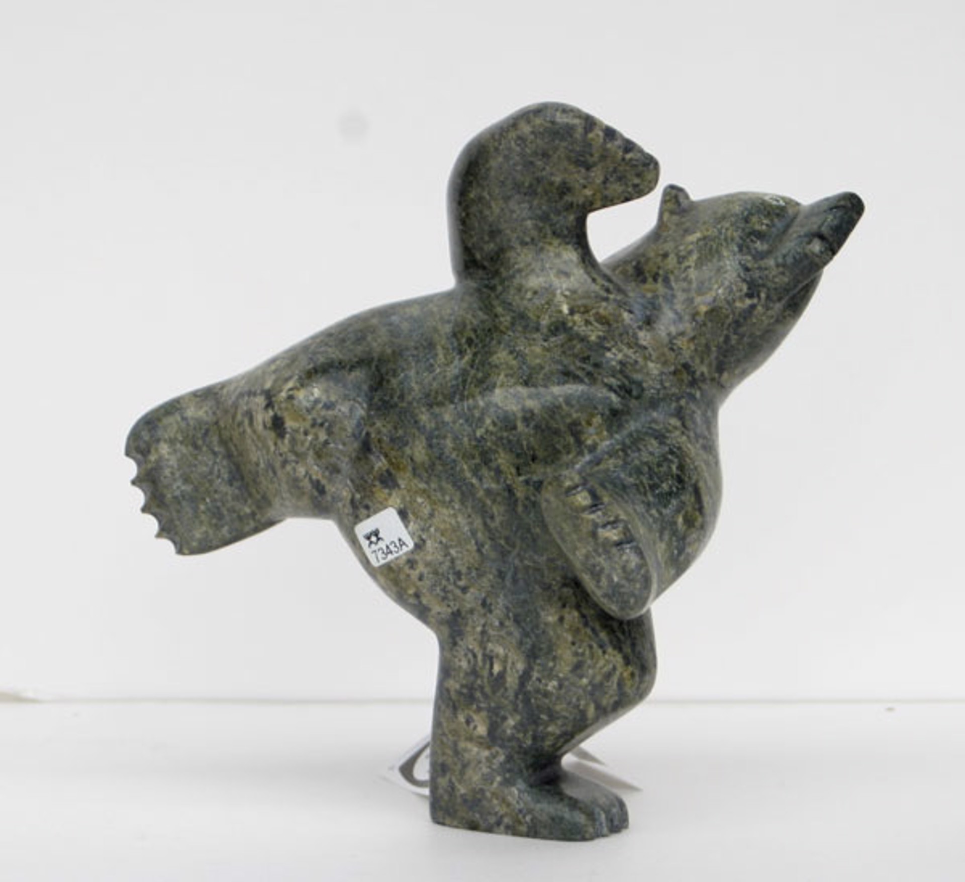 Inuit:Dancing Bear - Balancing by Ekidlua Teevee