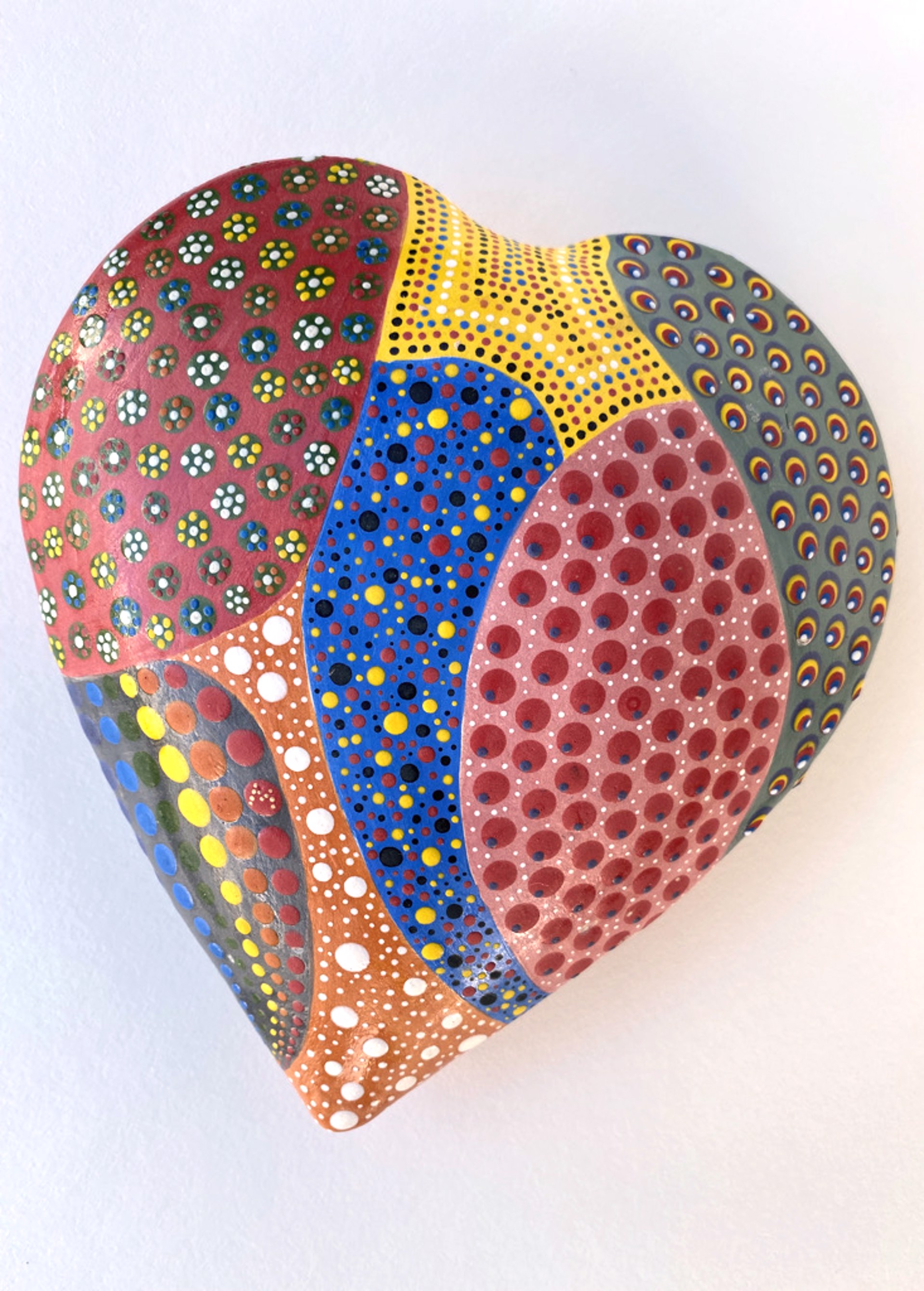 Ceramic Symmetric Big Heart by Minette Hawaiʻi