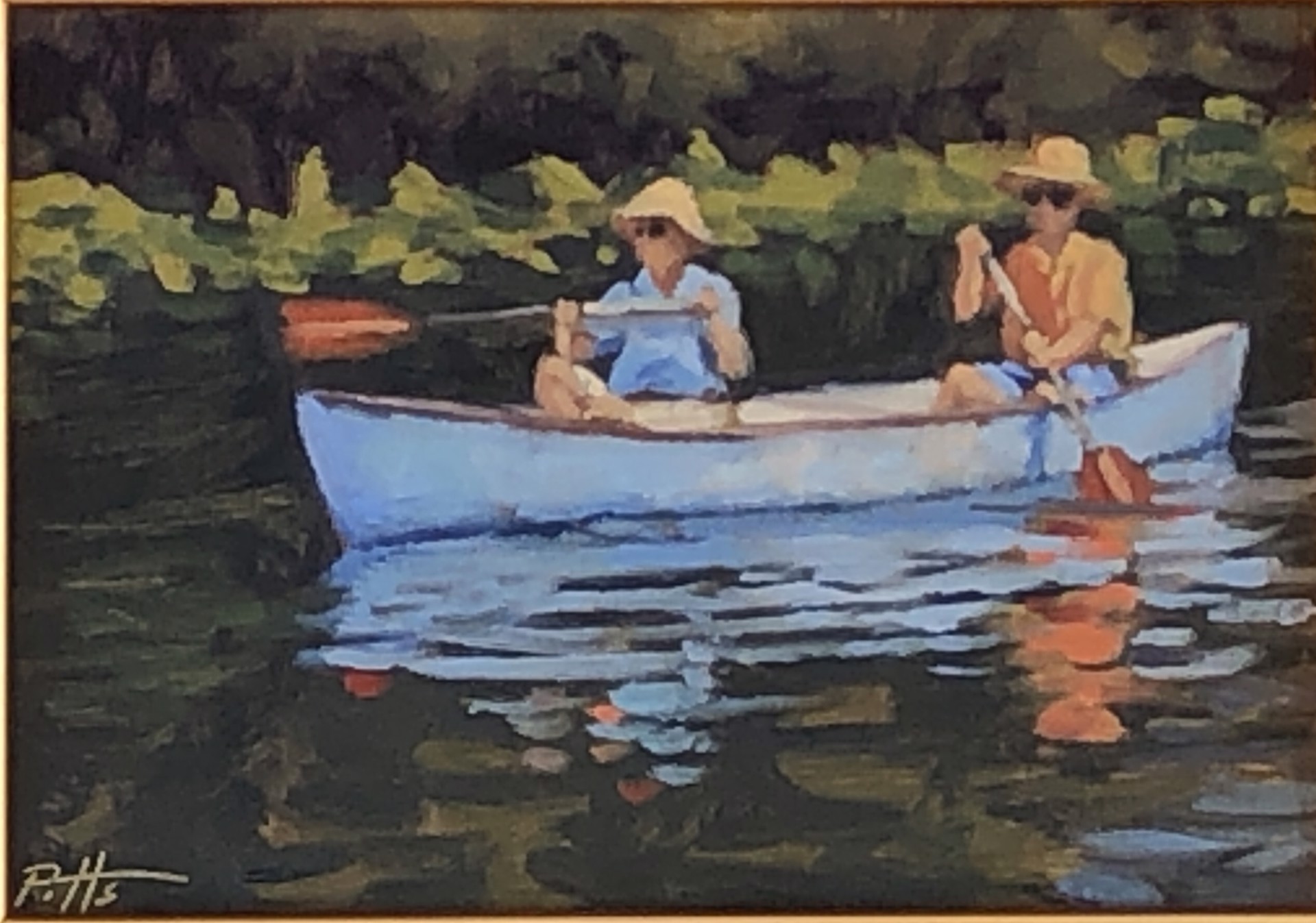 Paddling Upriver by Randy Pitts
