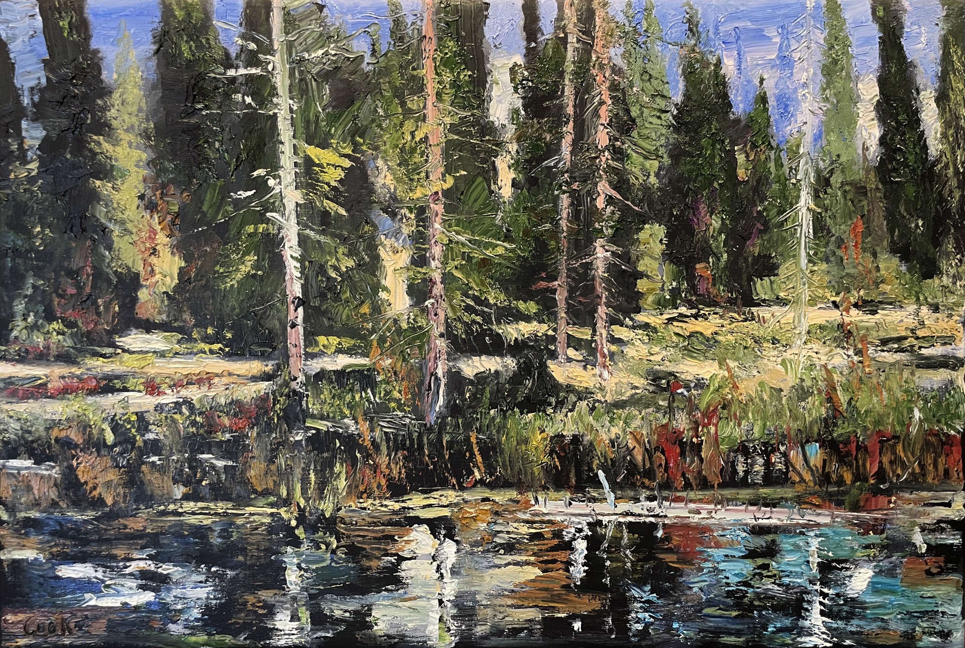 Beaver Pond Study - Autumn #4 by James Cook