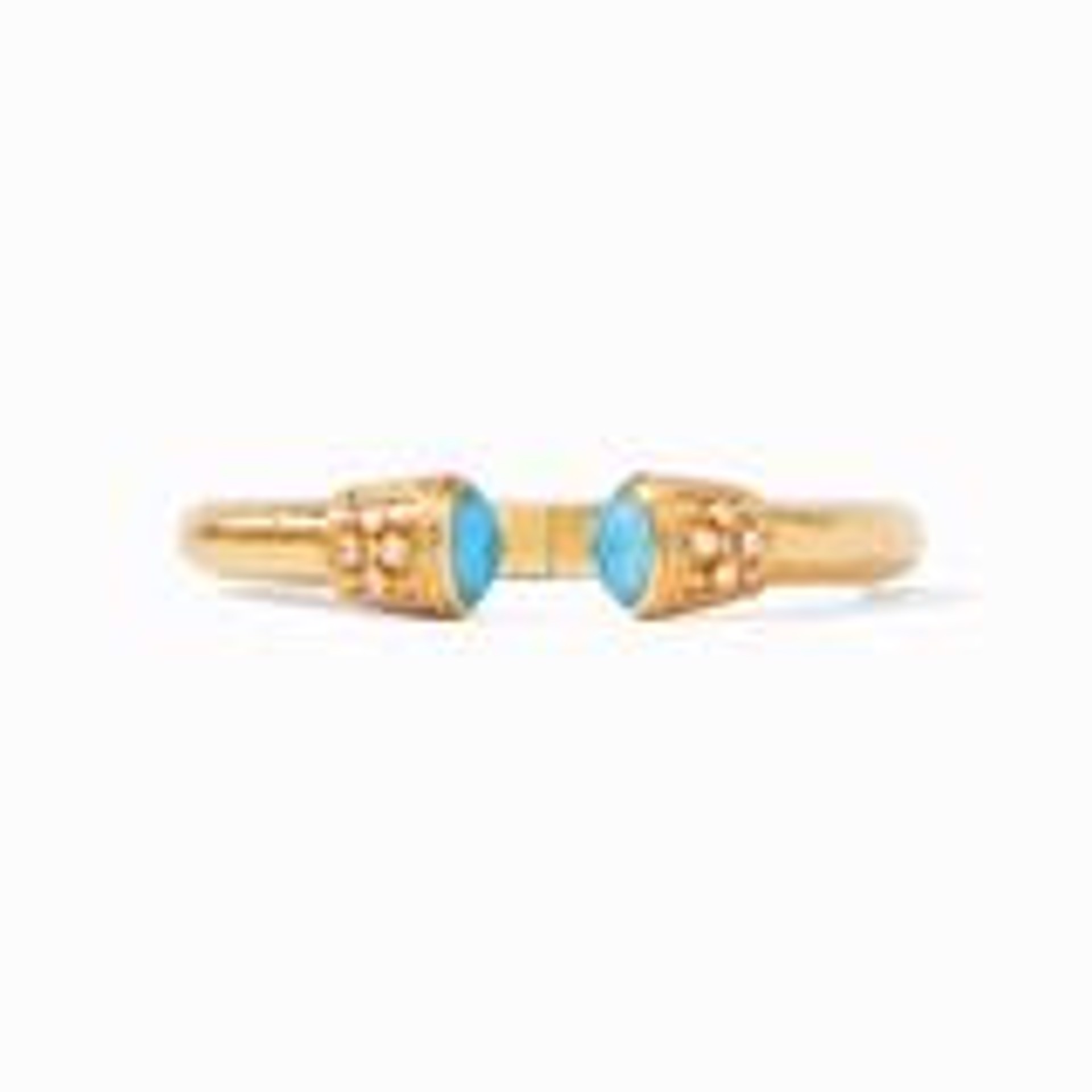 Paris Luxe Demi Hinge Cuff - Iridescent Pacific Blue by Julie Vos