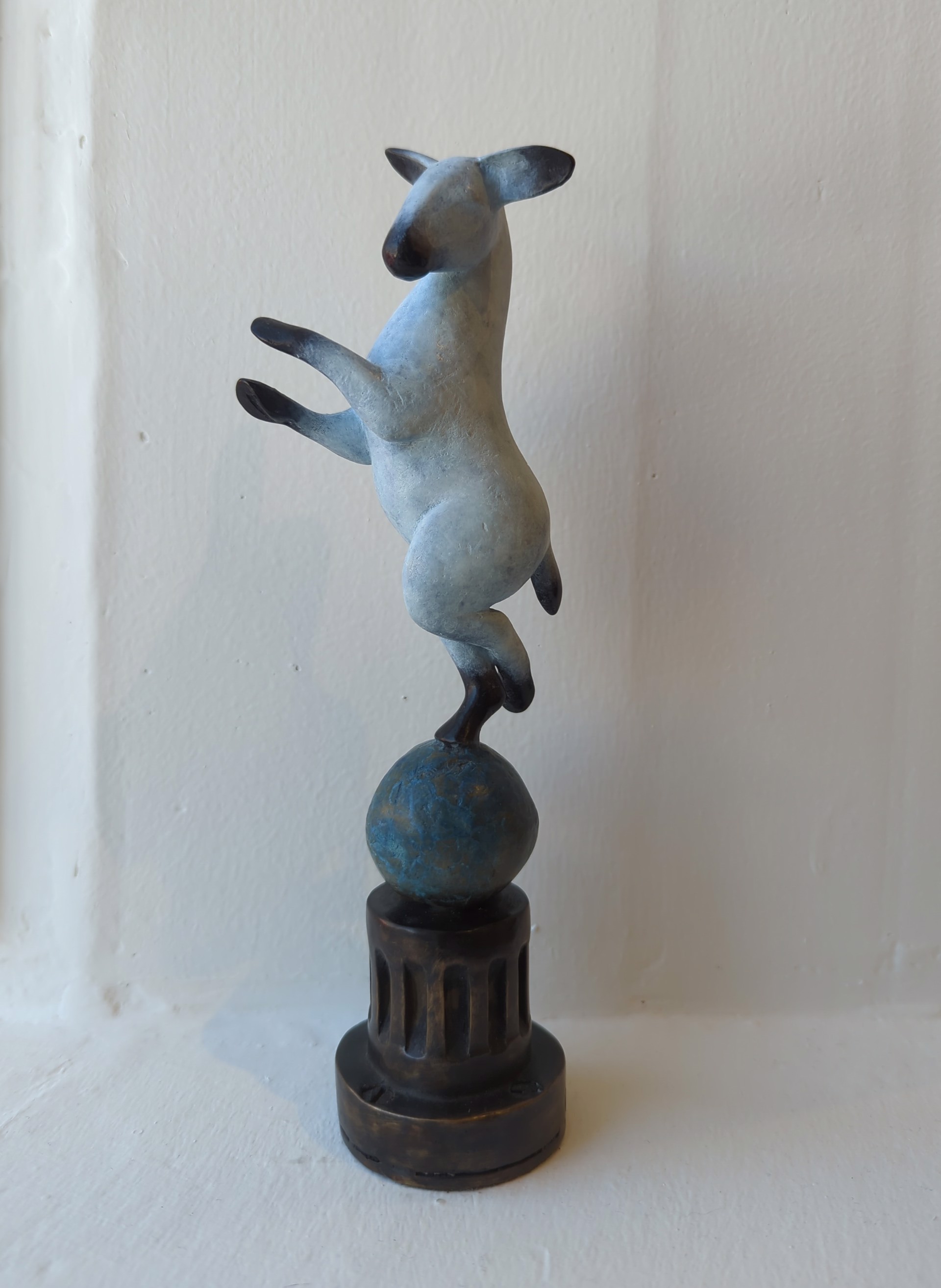 Burro on a Ball by Copper Tritscheller