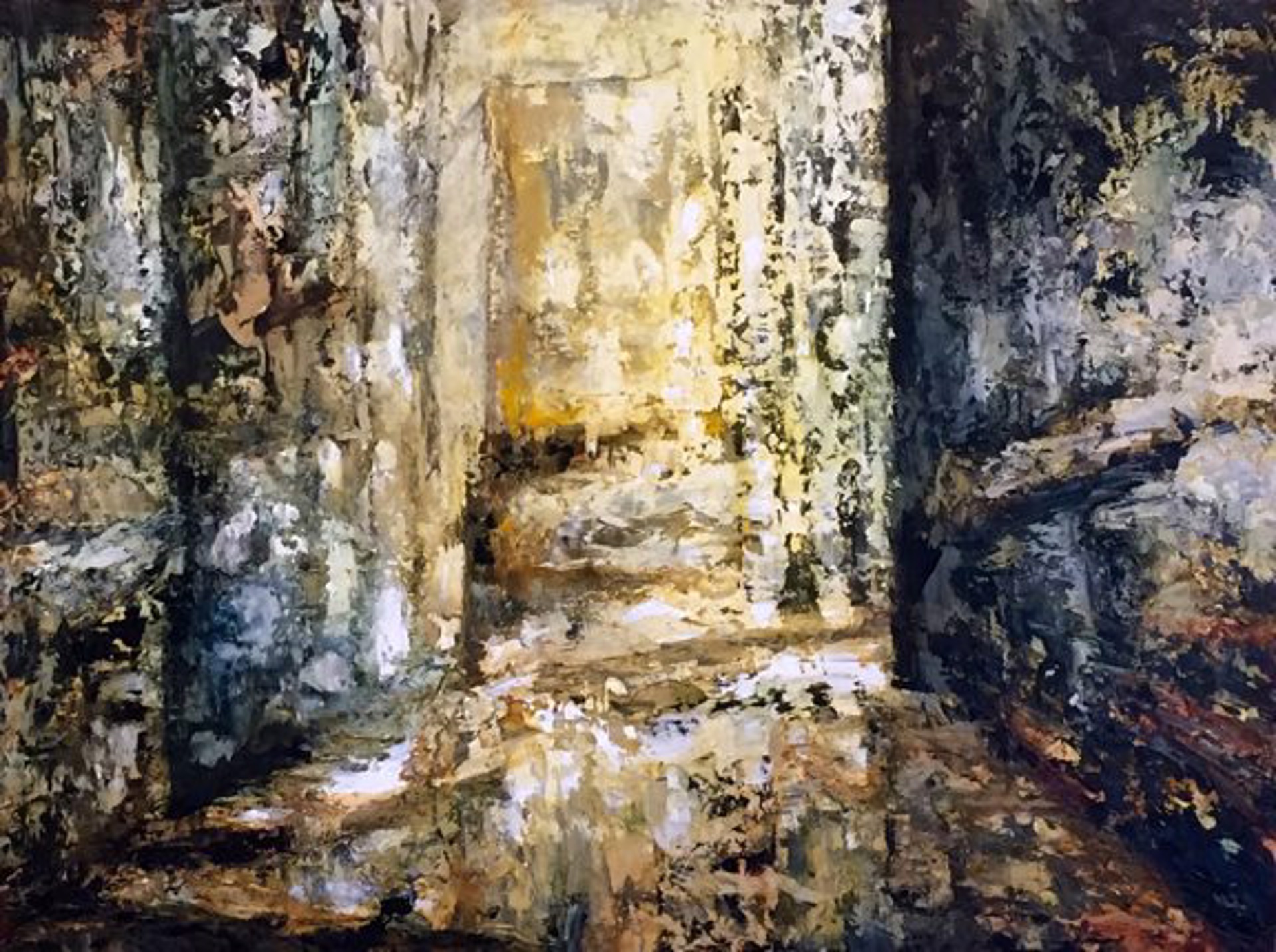 Venetian Series - Through the Yellow Wall by Michael Roque Collins