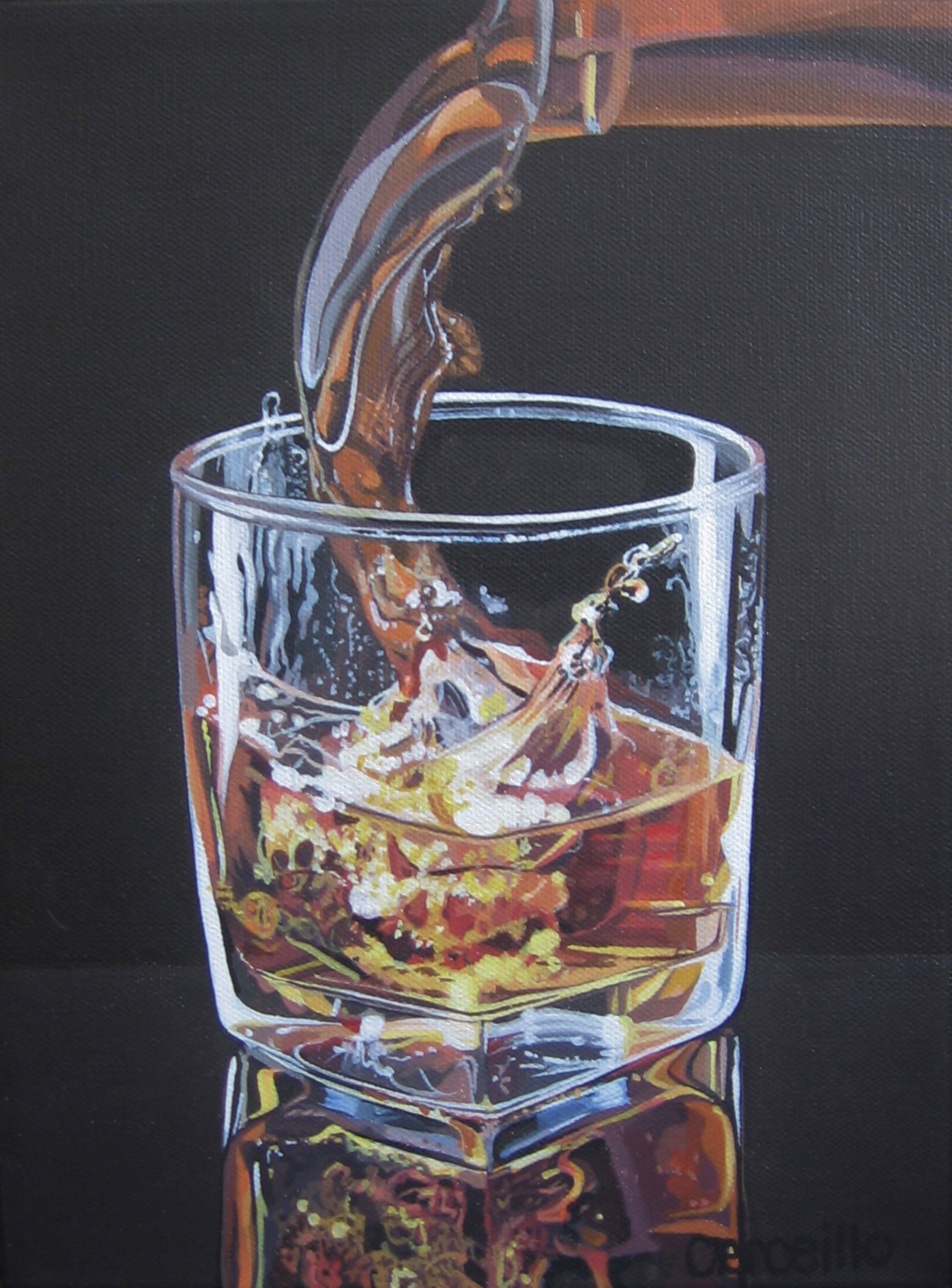 Scotch, Rocks with a Splash by Stephen Cerceillo