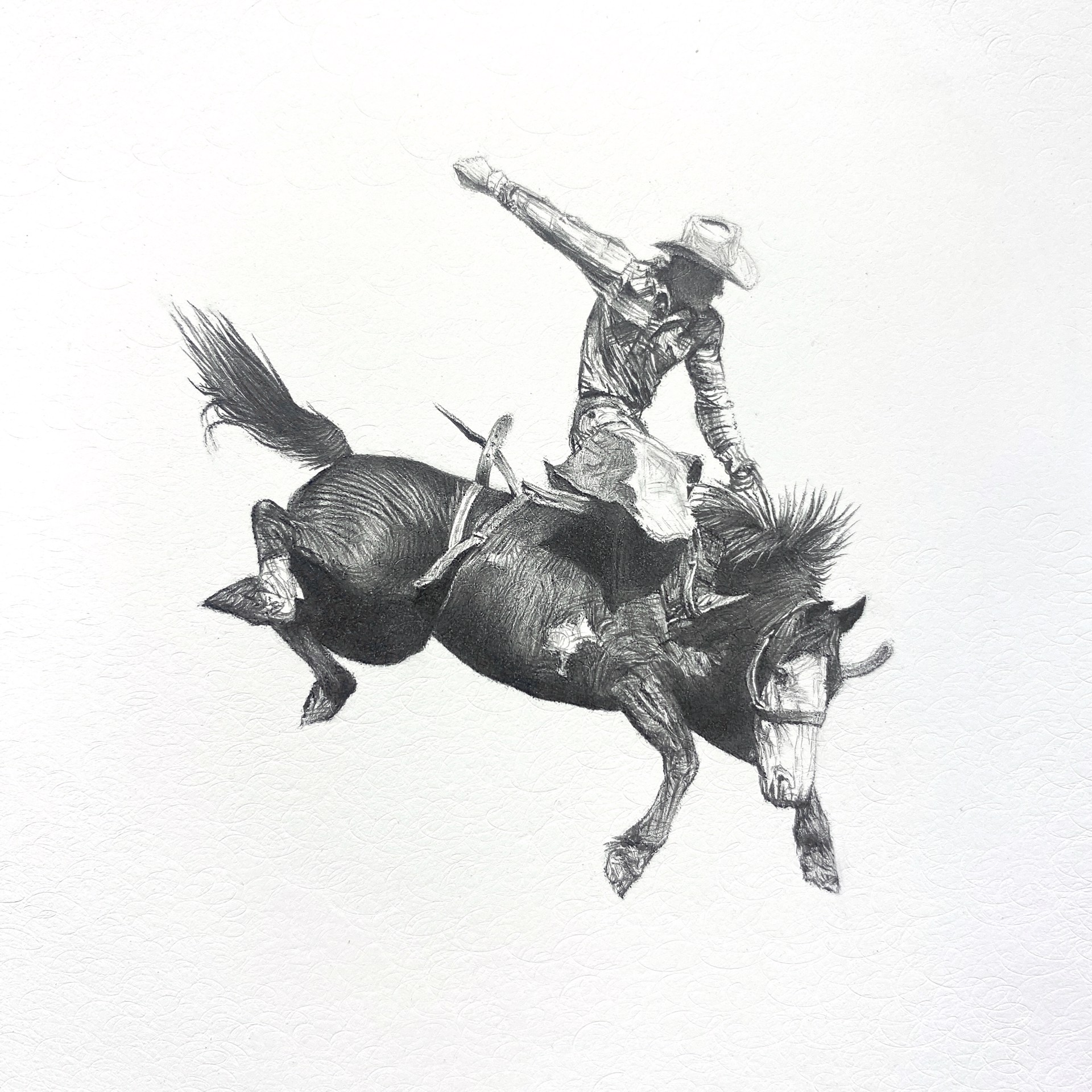 Untitled Bronc Rider (6523) by Clayton Porter